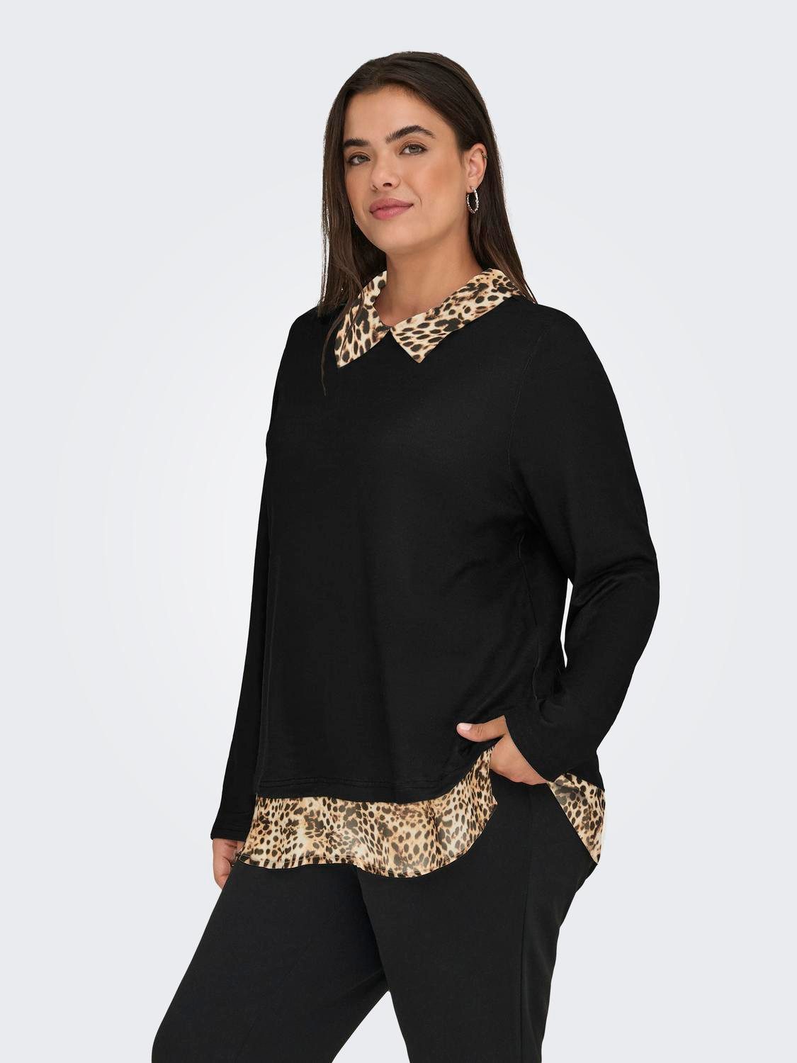 ONLY CARMAKOMA Blusenshirt CARALBA LS MIX günstig online kaufen