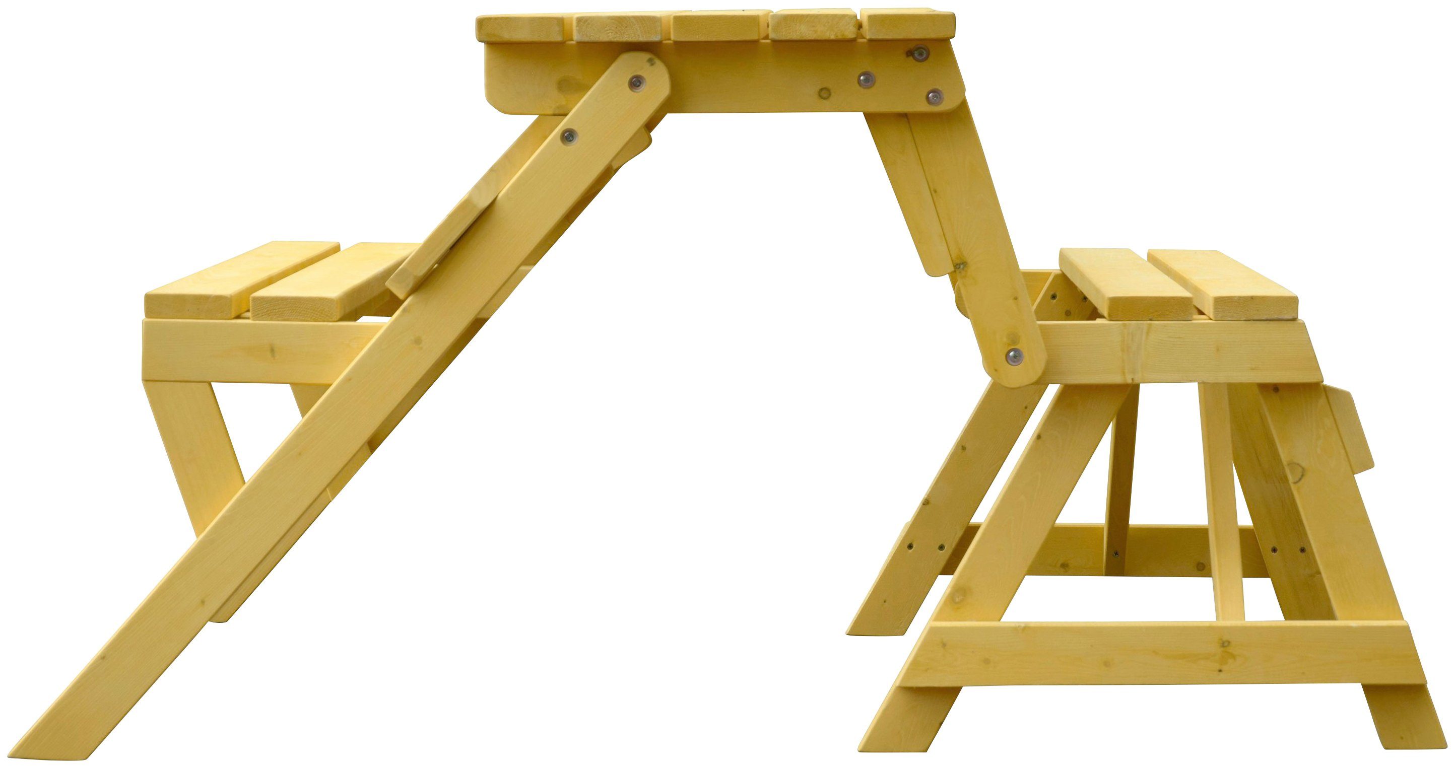 dobar Gartentisch 2 in 1, BxTxH: 138x144x77 cm