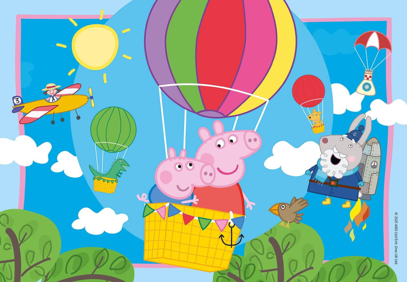 Ravensburger Puzzle Peppas Abenteuer, 12 Puzzleteile, Made in Europe