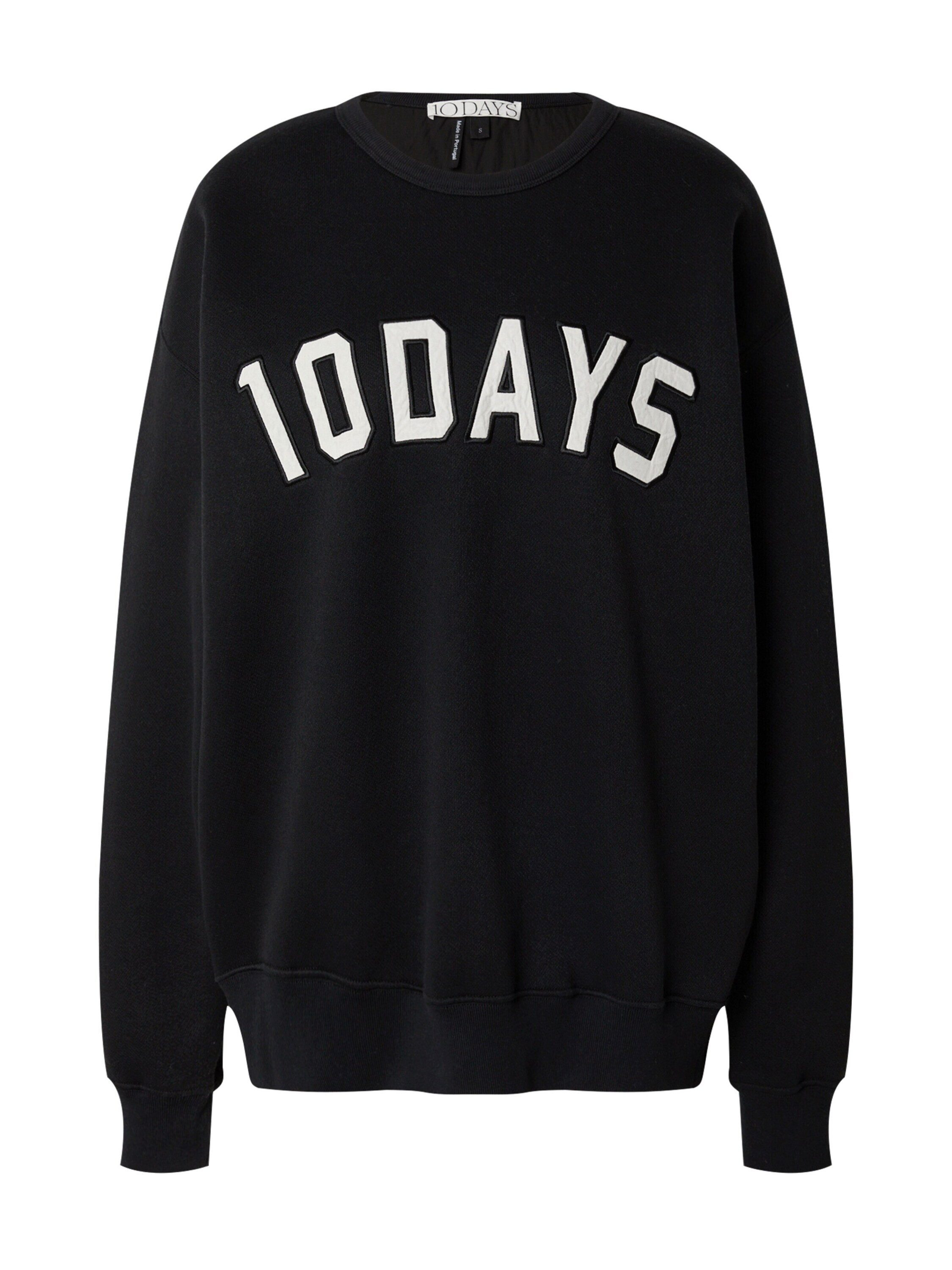 10DAYS Sweatshirt (1-tlg) Stickerei