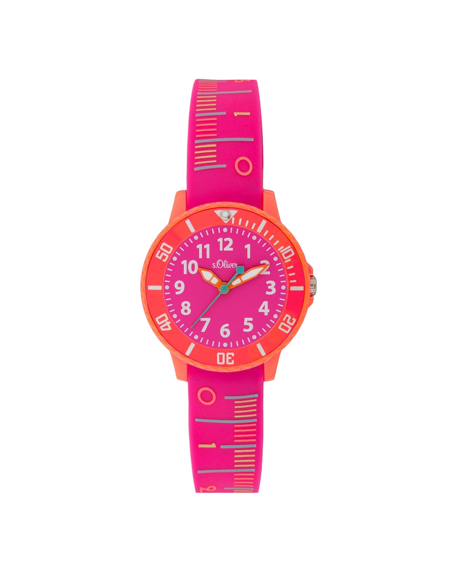 s.Oliver Quarzuhr s.Oliver Kinder-Armbanduhren Analog Quarz SO-3774-PQ SO-3774-PQ, Hochwertiges Produkt mit zeitlosem Design, sorgfältiger Verarbeitung