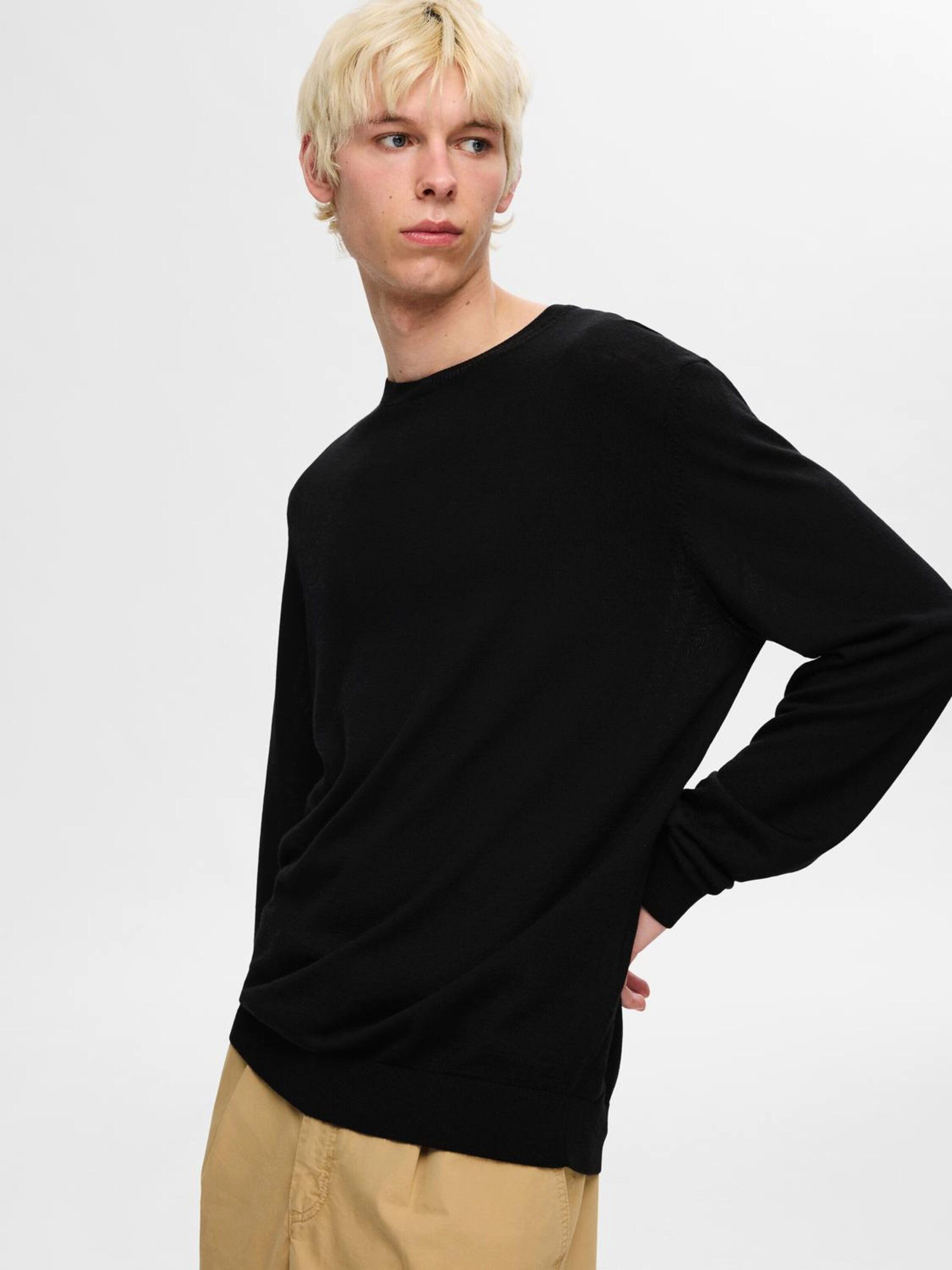 Selected Rundhalspullover SLHTRAY (1-tlg) günstig online kaufen