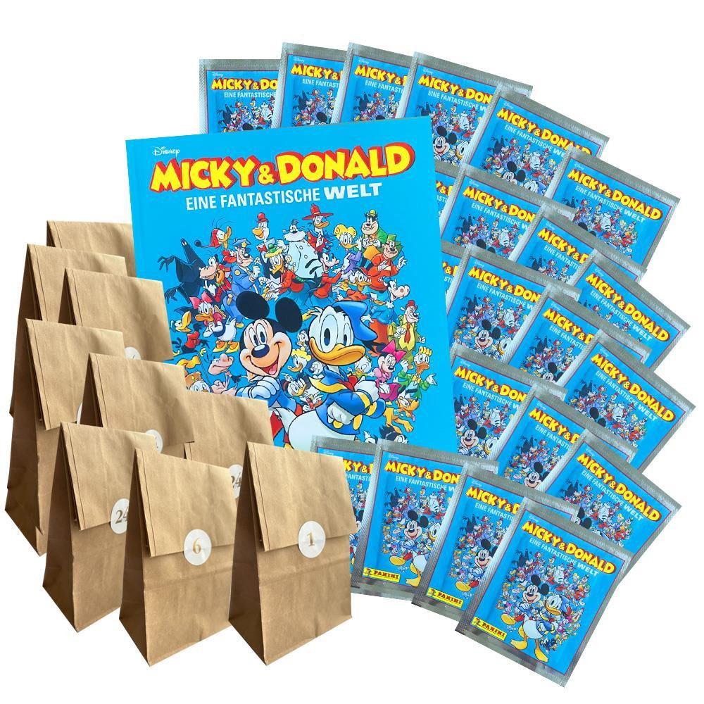Panini Sammelkarte Micky & Donald Eine Fantastische Welt Sammelsticker Adventskalender