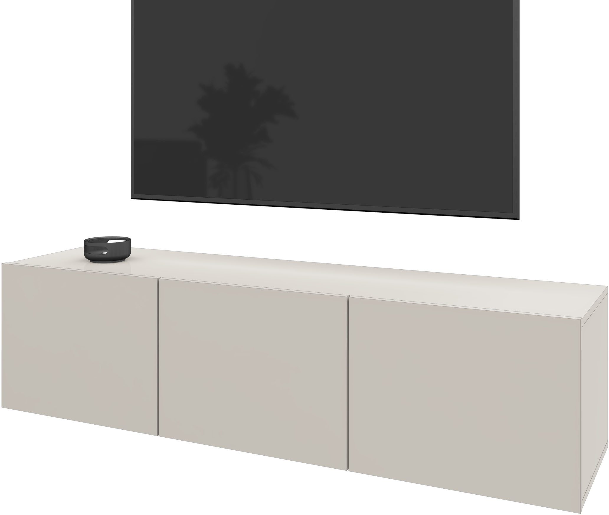 borchardt Möbel Lowboard Sophia, TV-Schrank mit 3 Türen, hängend oder stehe günstig online kaufen