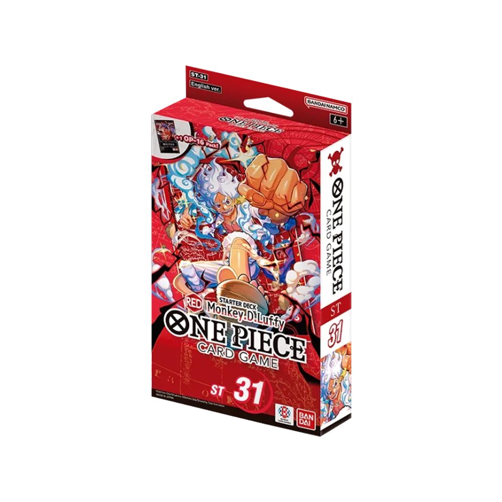 Bandai Sammelkarte One Piece Card Game Monkey.D.Luffy Starter Deck ST-31 Englisch