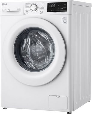 LG Waschmaschine F14WM9EN0B, 9 kg, 1400 U/min, AquaStop Sicherheitsschlauch