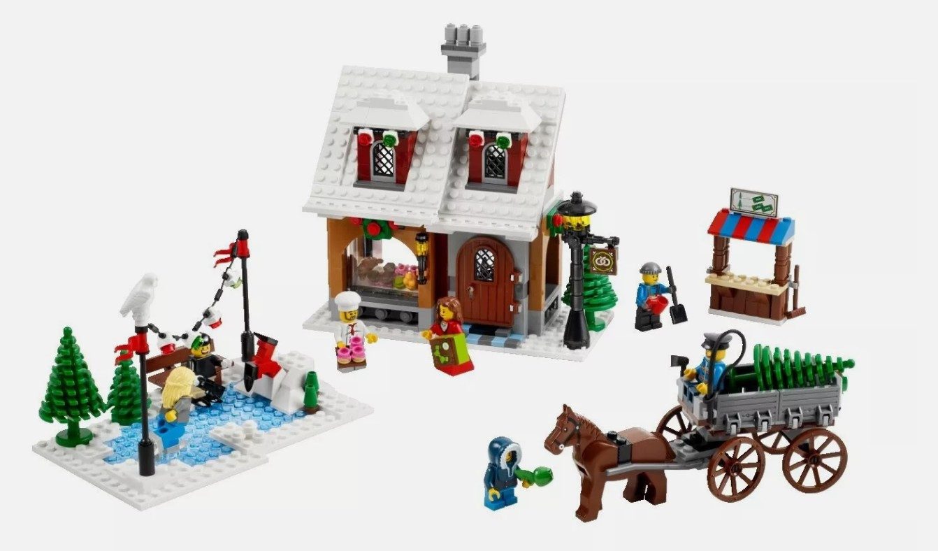 LEGO® Weihnachtsbaum (40573) + Weihnachtsbäckerei (10216) Spielbausteine