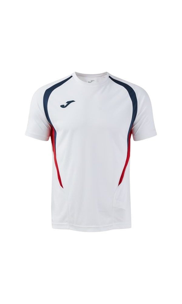 Joma T-Shirt Championship 20 (hoher Tragekomfort, rec. Polyester) weiss/dunkelblau