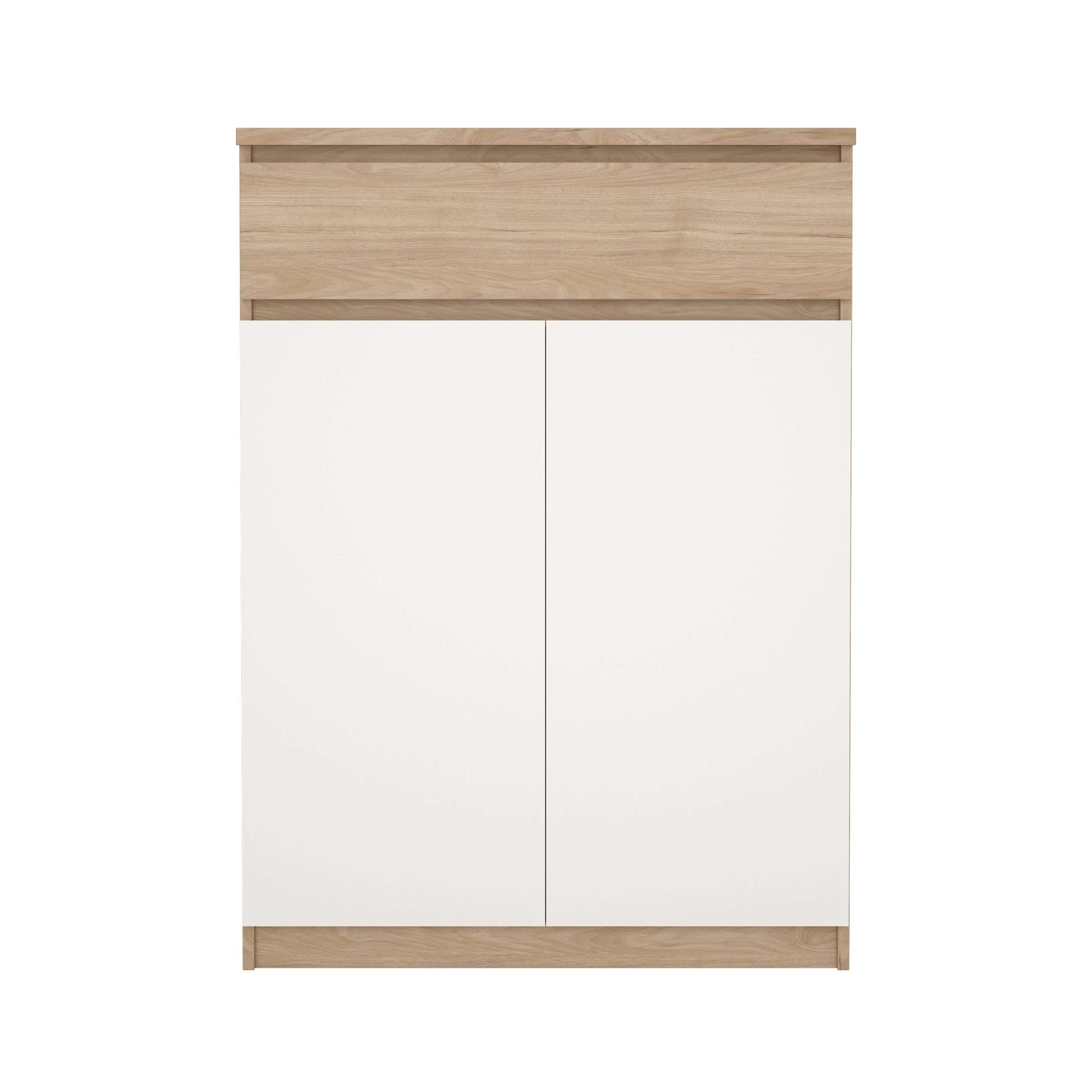 Home affaire Schuhschrank Naia Schuhaufbewahrung, Schuhkommode, Schuhregal, Garderobenschrank, mit 2 Türen und 4 Einlegeböden, 1 Schublade, Breite 80 cm