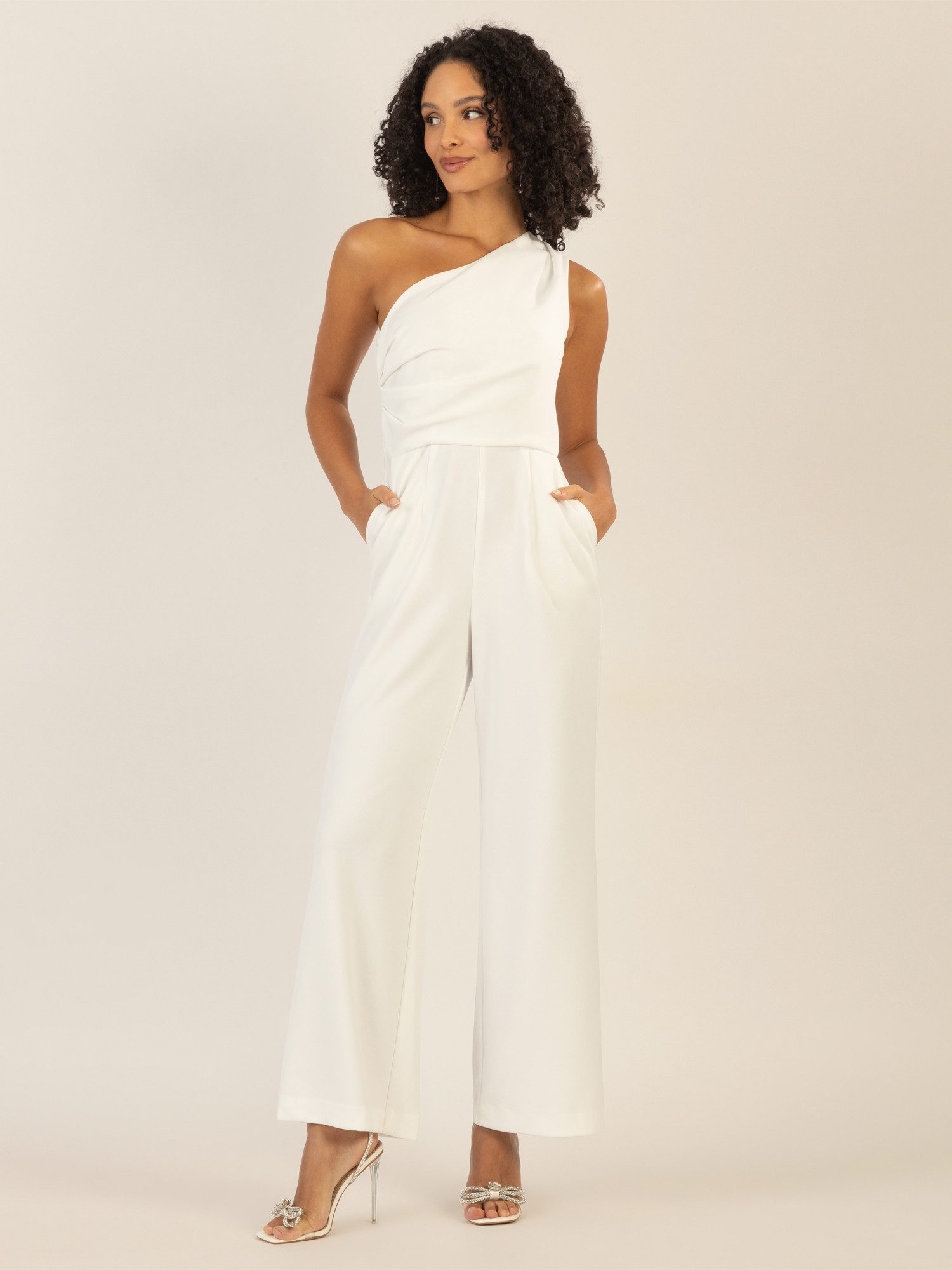 Apart Jumpsuit aus einer leicht strukturierten günstig online kaufen