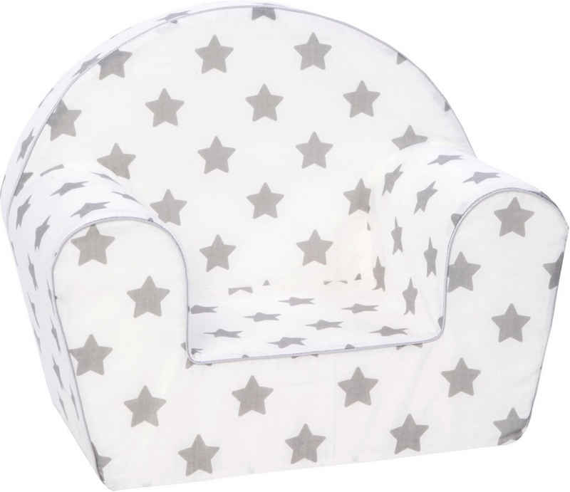 Knorrtoys® Sessel White Grey Stars, für Kinder; Made in Europe