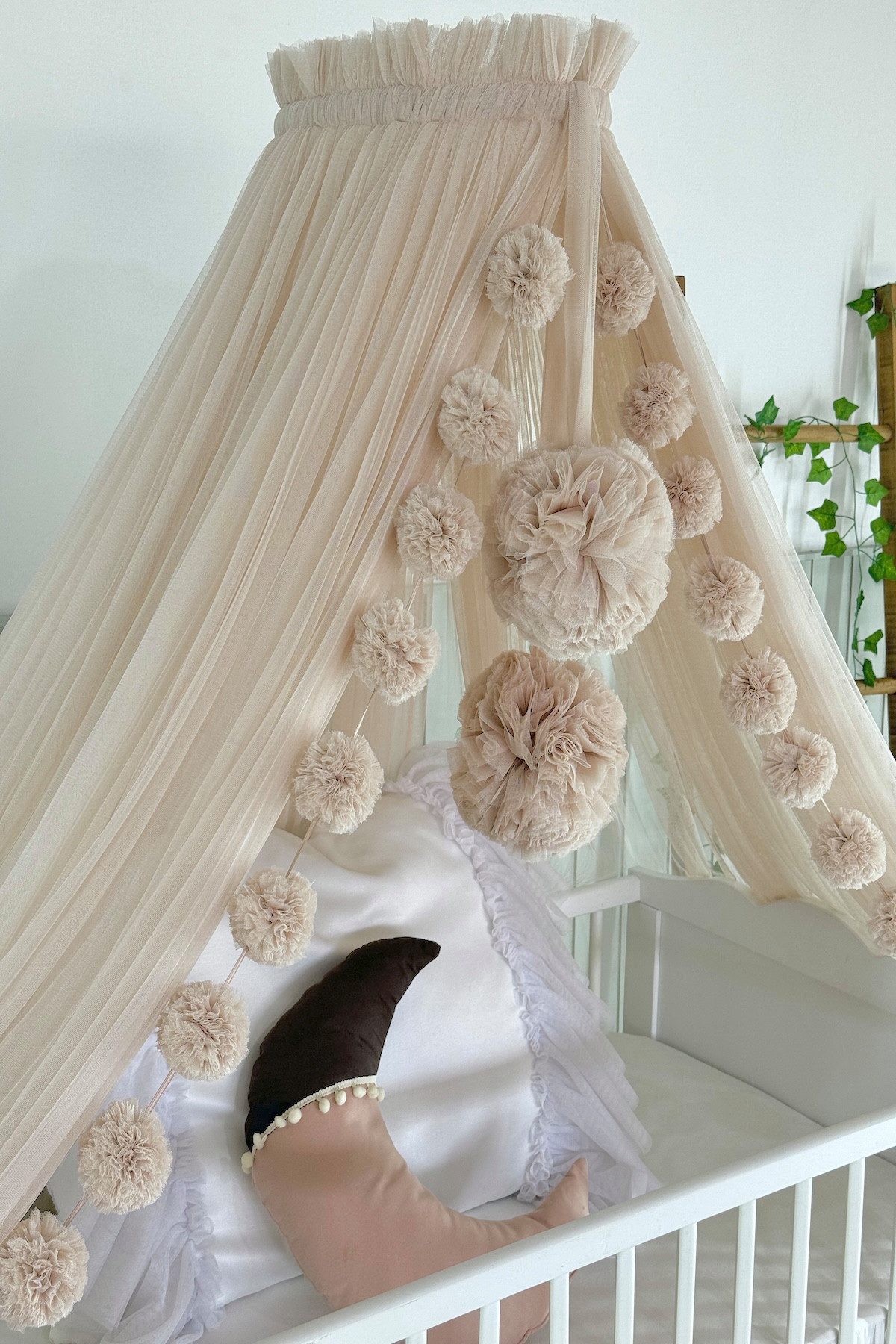 Baby Fancyroom Betthimmel Betthimmel aus 12 Meter Tüll aus 1. Klasse für Ki günstig online kaufen