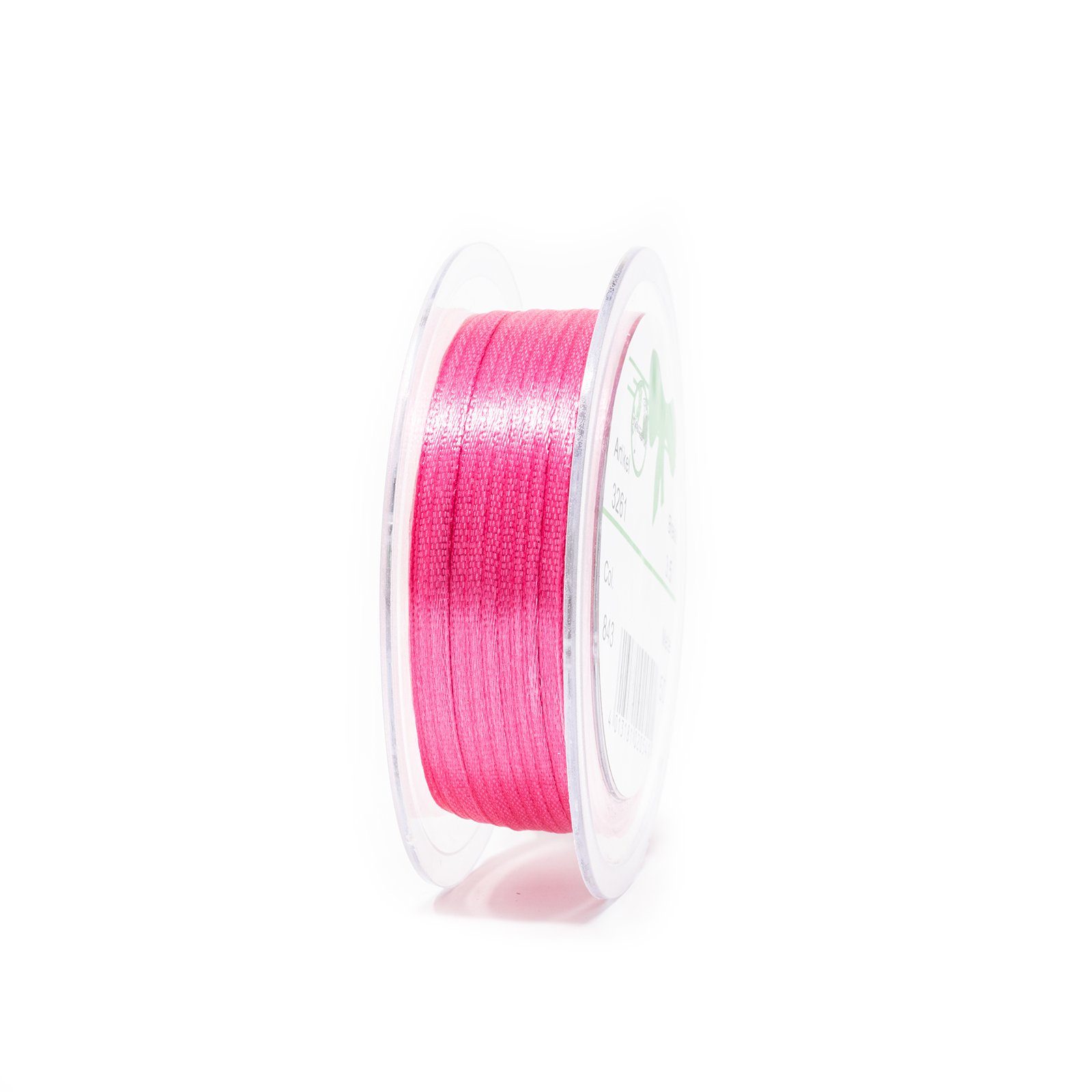 Maar & Pick KG Beschriftungsband Satinband - pink - Breite 3 mm - 50 m