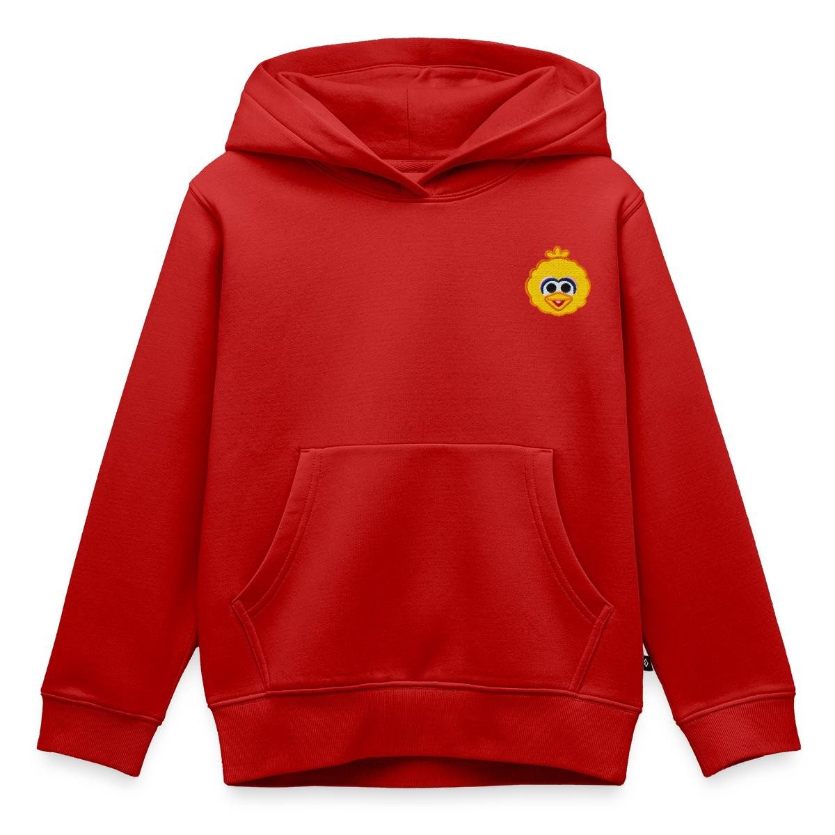 Hoodie Sesamstraße Bibo Als Stickmotiv Kinder Premium Hoodie