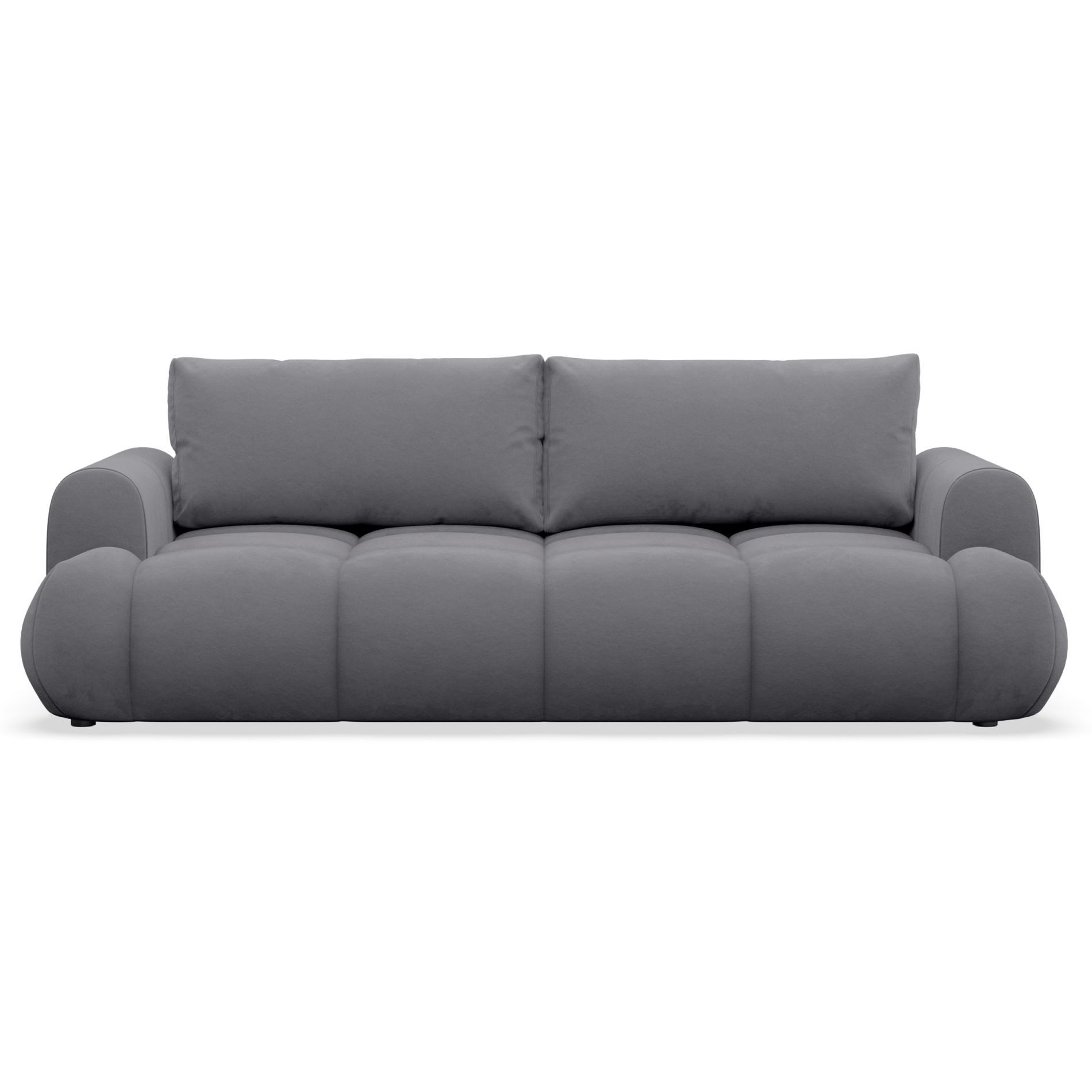 Selsey Schlafsofa, 3-Sitzer Sofa mit Schlaffunktion und Bettkasten, Samtbezug
