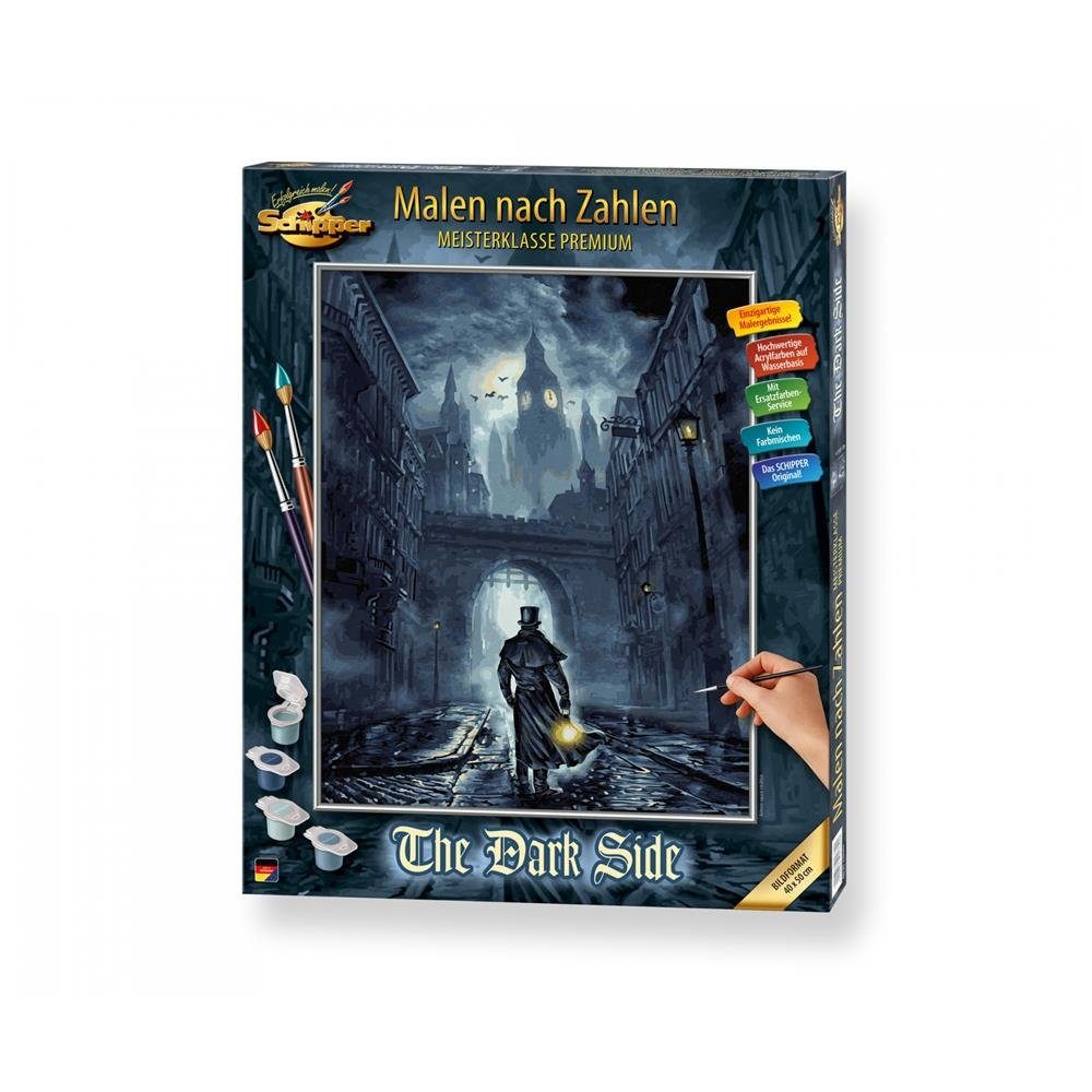 Schipper Malen nach Zahlen The Dark Side, 40 x 50 cm, Bilder malen für Erwachsene