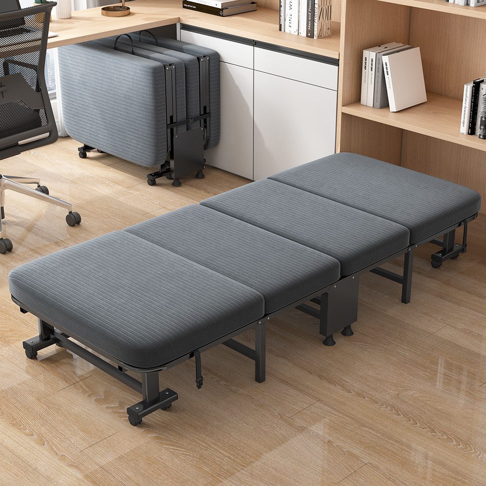 POPOLIC Klappbett Klappbett 190x80cm mit Rollen - Büro Gästebett Kompakt 80x60cm