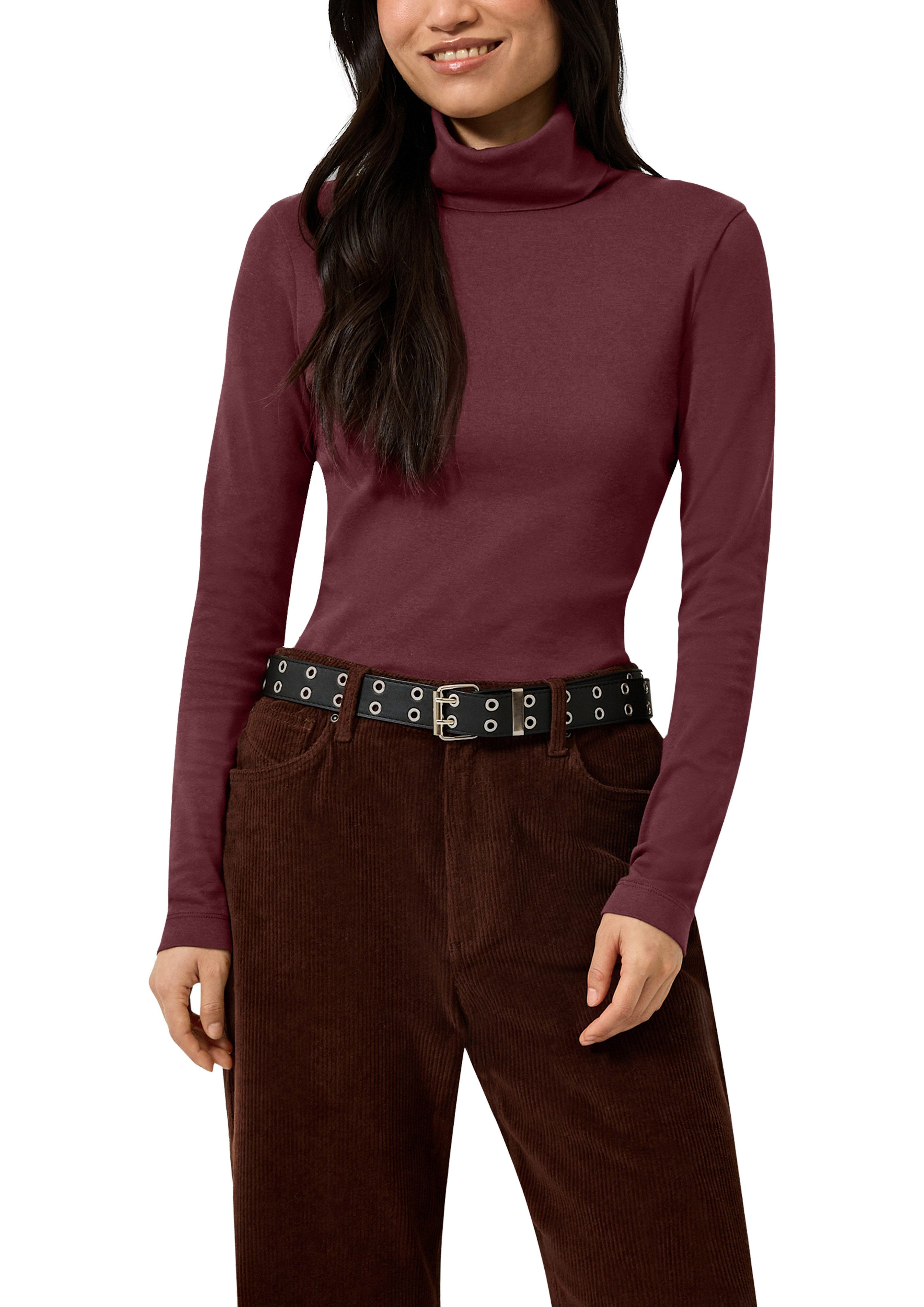 QS Langarmshirt T-Shirt Langarmshirt mit Rollkragen