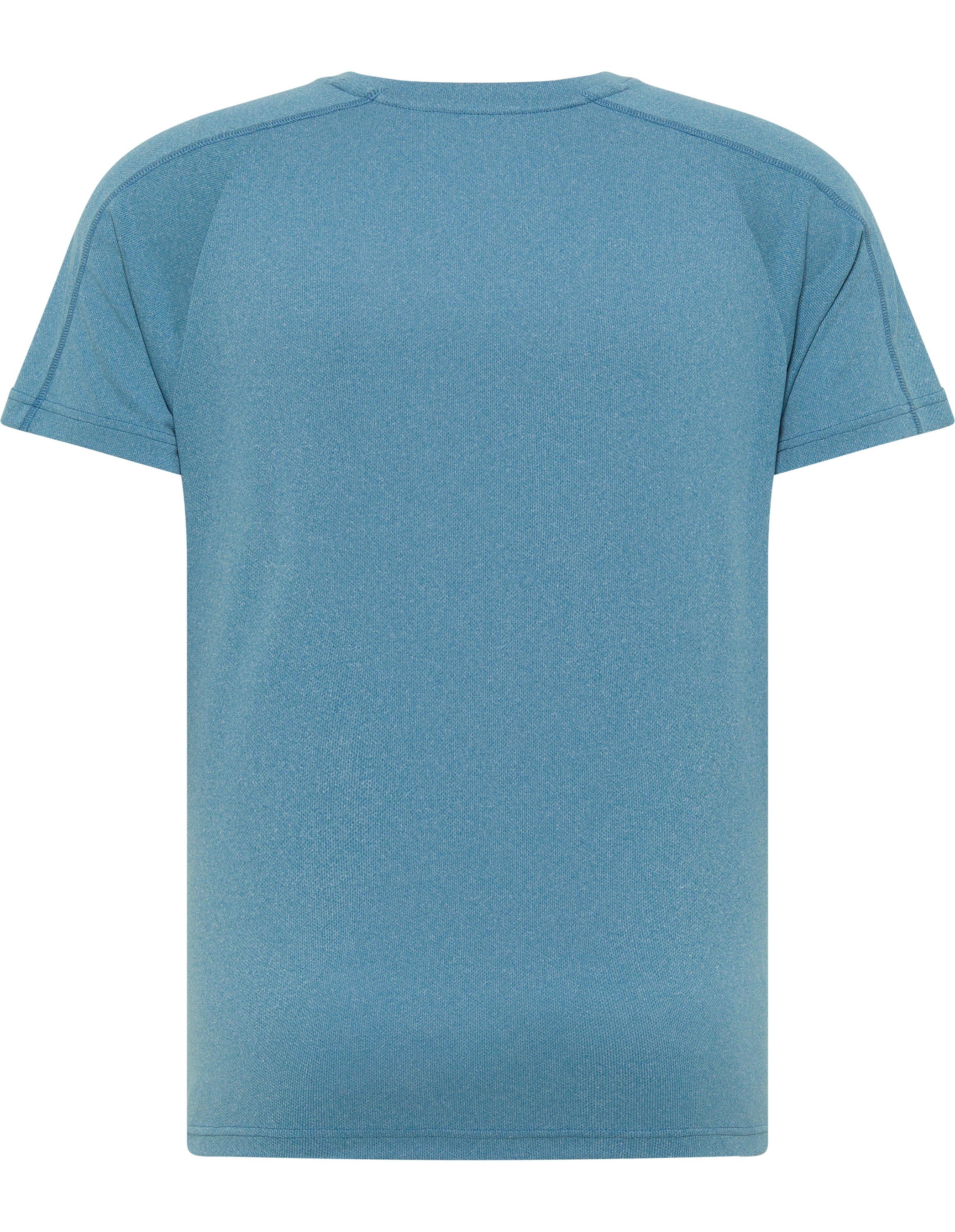metallic T-Shirt Sportswear QUIRIN melange blue T-Shirt Joy