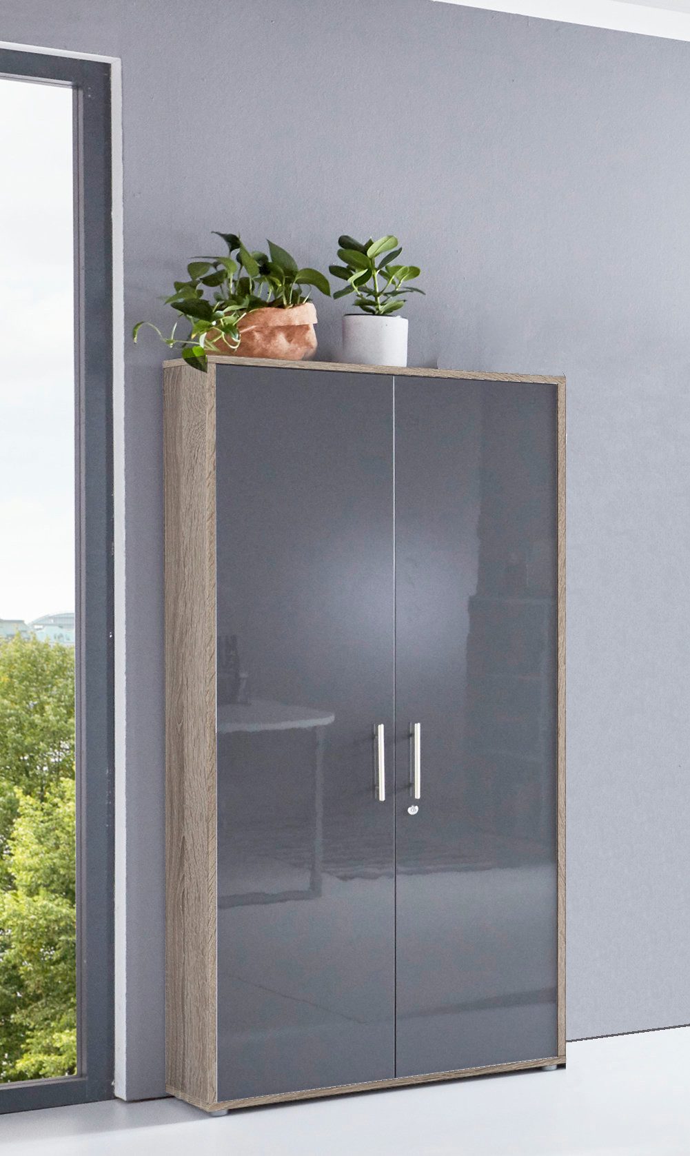 BMG Möbel Aktenschrank Office Edition abschließbar, 5 OH, Fronten Matt, Hoc günstig online kaufen