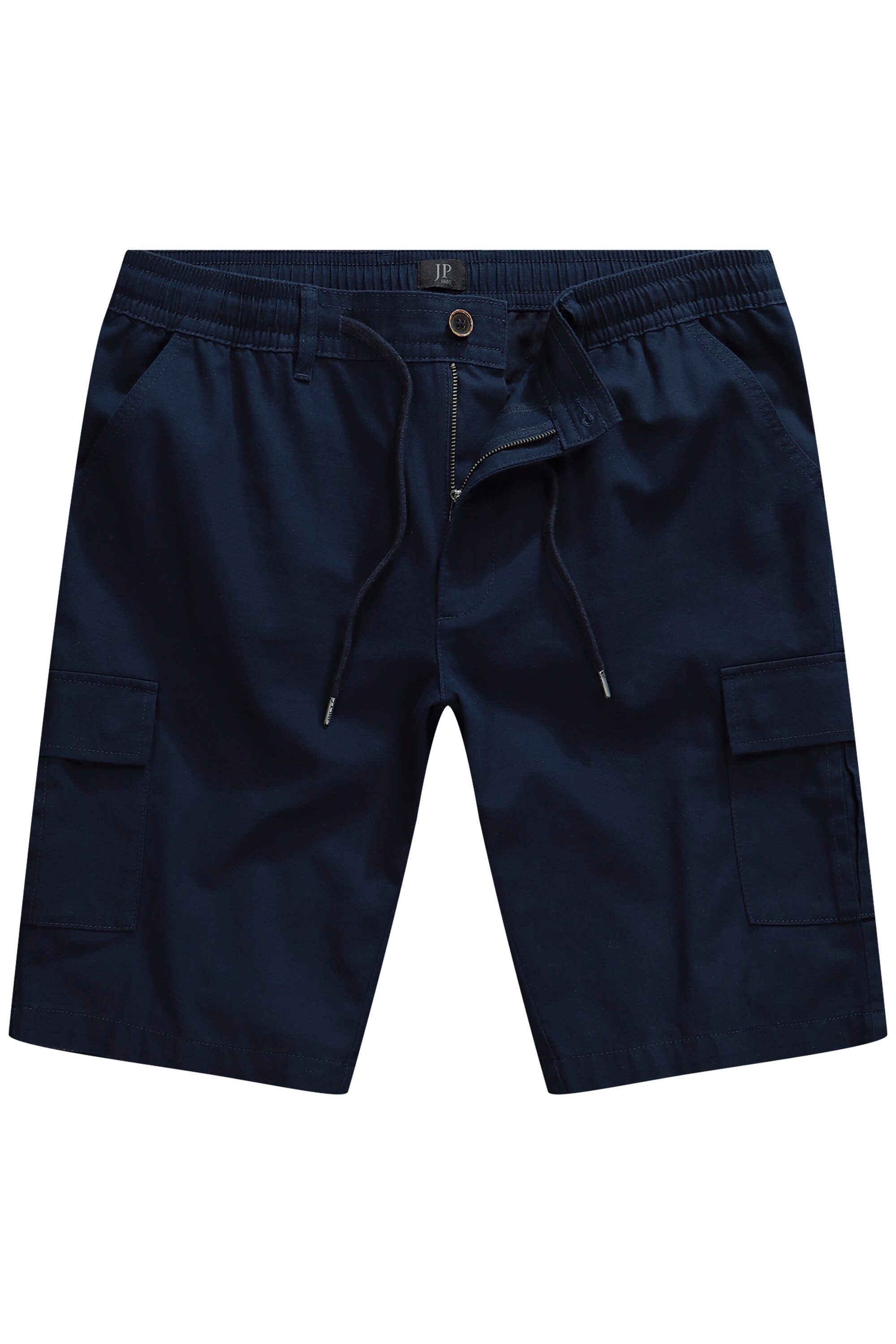 JP1880 Bermudas Bermuda Leinenoptik Cargotaschen Elastikbund günstig online kaufen