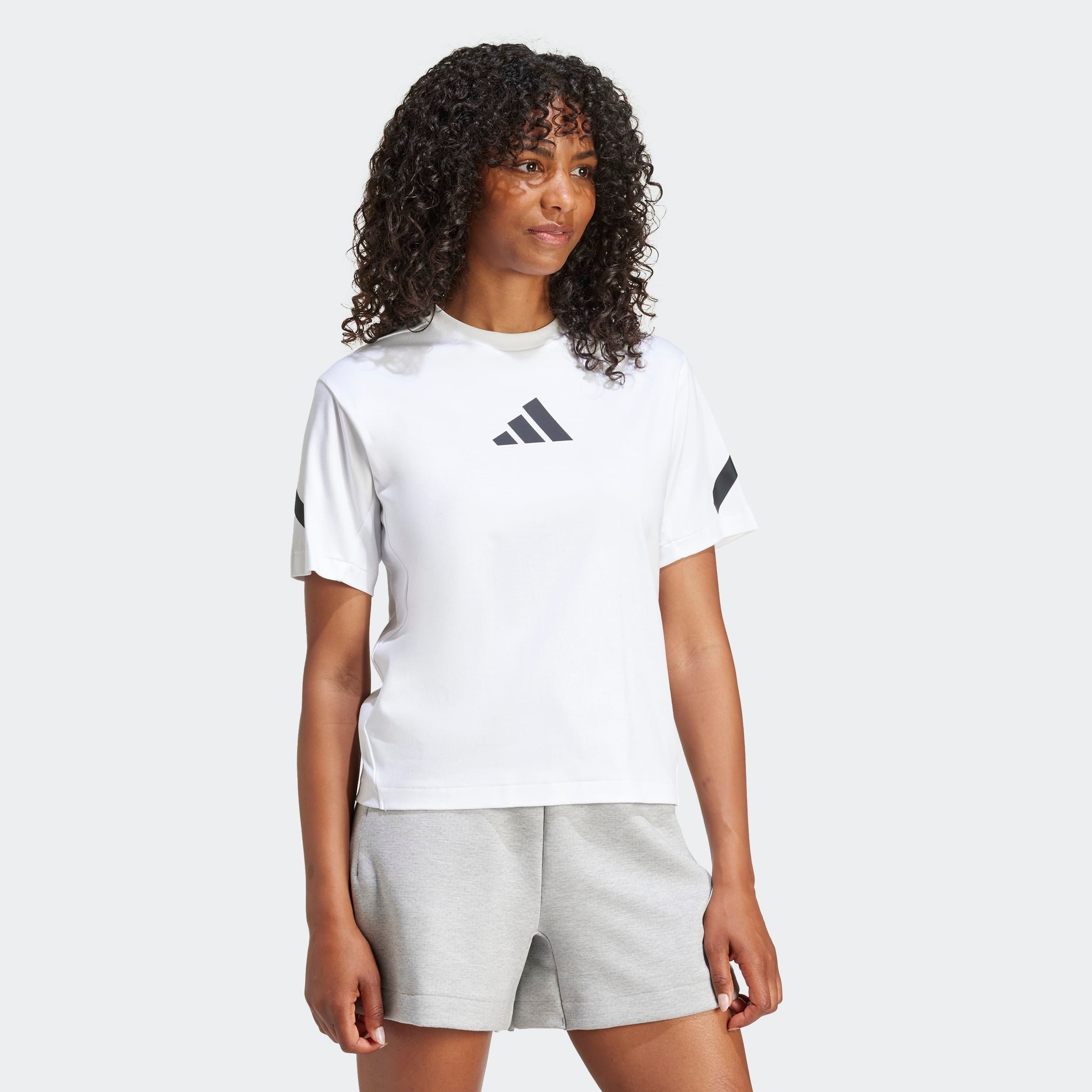 adidas Sportswear T-Shirt ADIDAS Z.N.E für Erwachsene, mit Rundhalsausschnitt, ohne Verschluss, aus Baumwolle