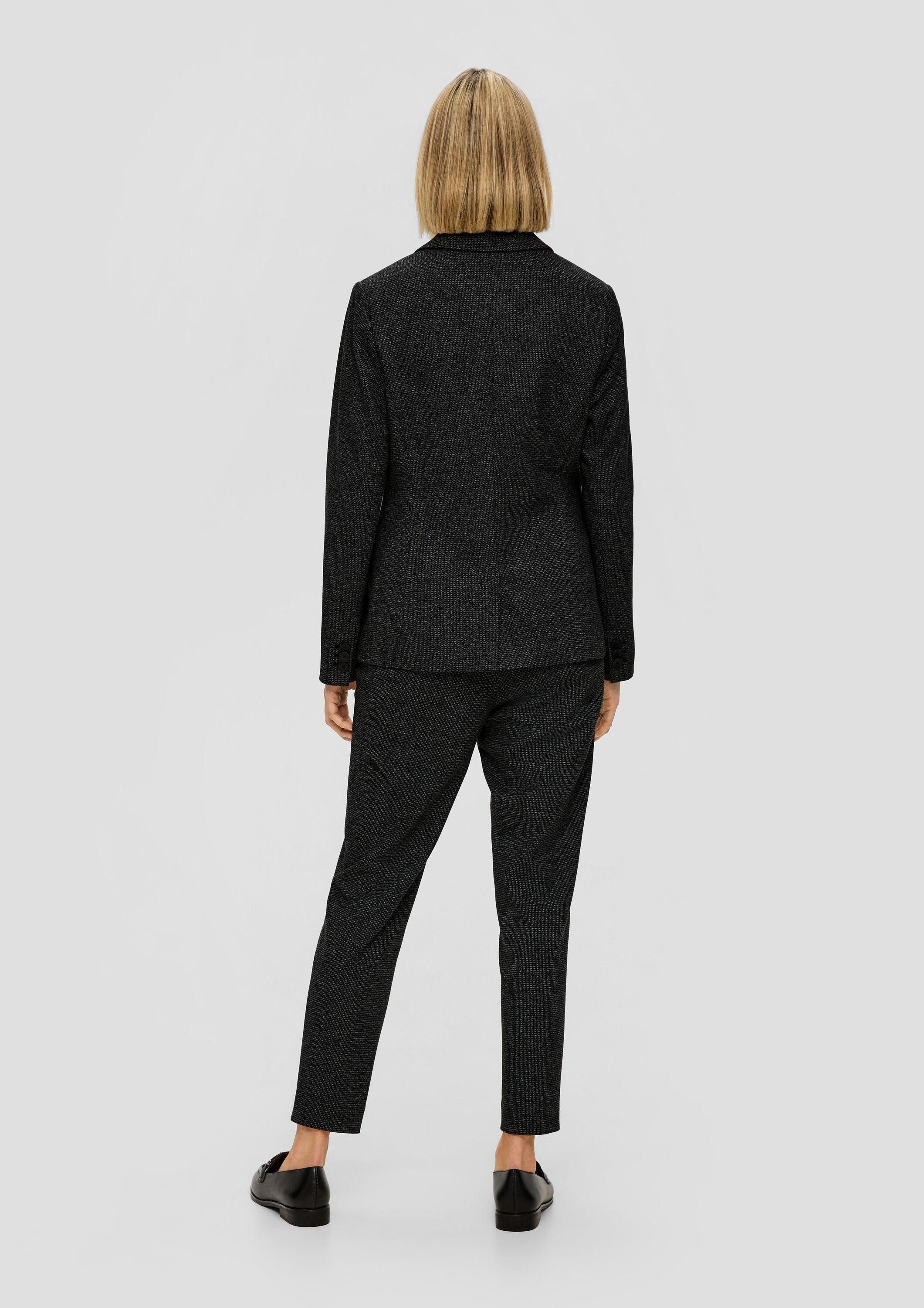 s.Oliver Jackenblazer Indoor-Blazer Blazer im Slim Fit aus Viskosemix