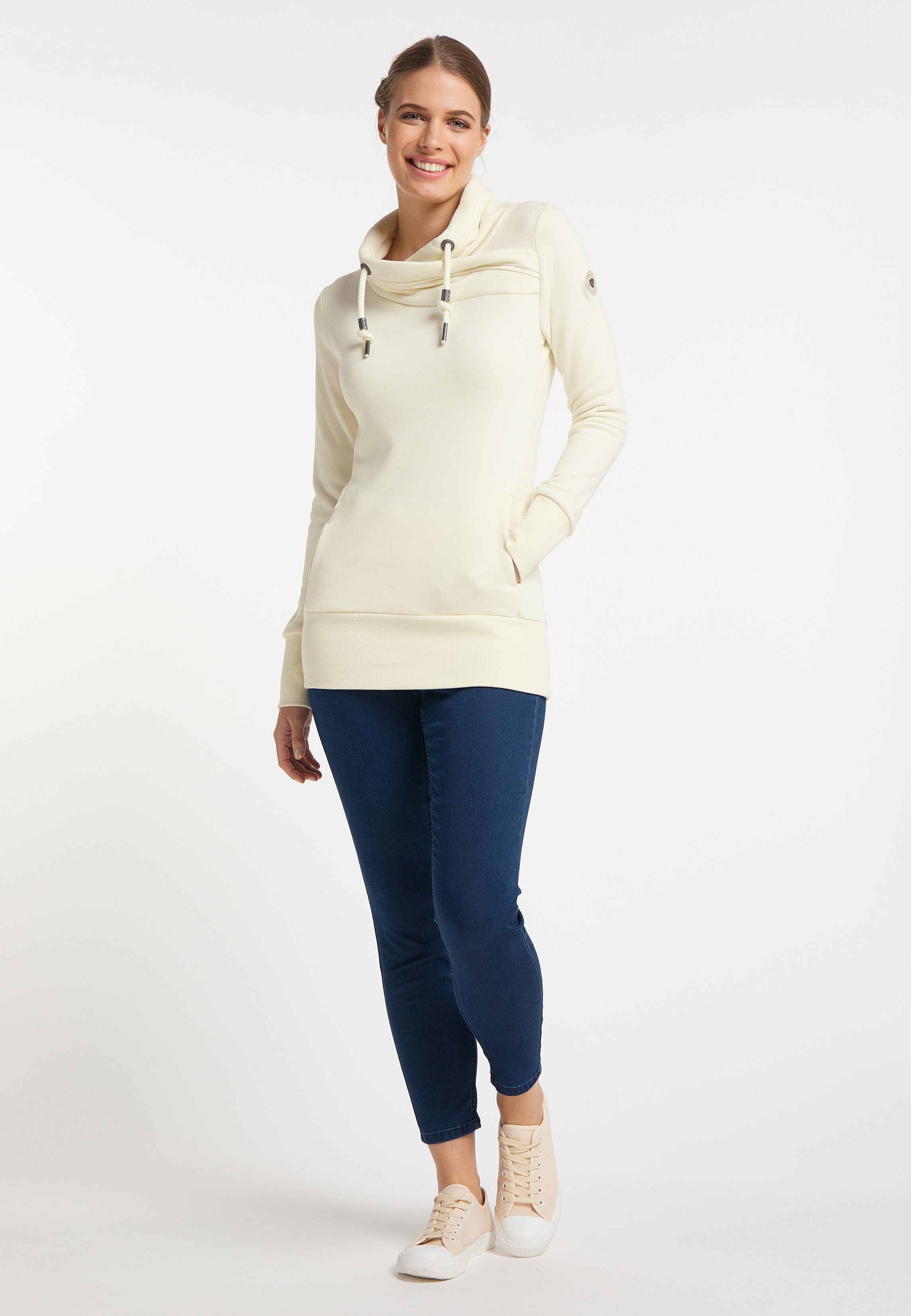 Ragwear Sweatshirt NESKA Nachhaltige & Vegane Mode WHITE