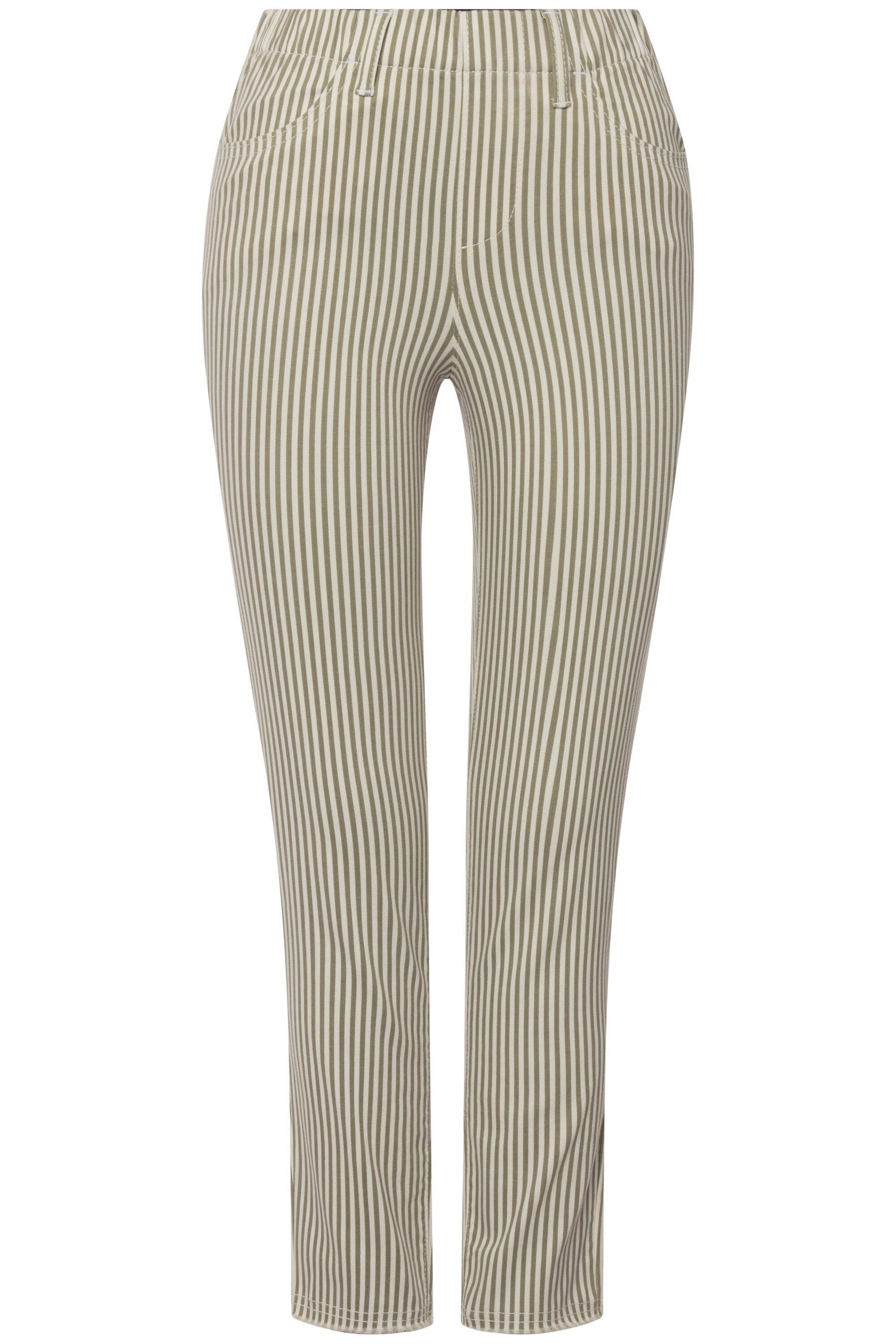 Laurasøn Funktionshose 3/4-Streifenhose Jeggings 4-Pocket Elastikbund günstig online kaufen