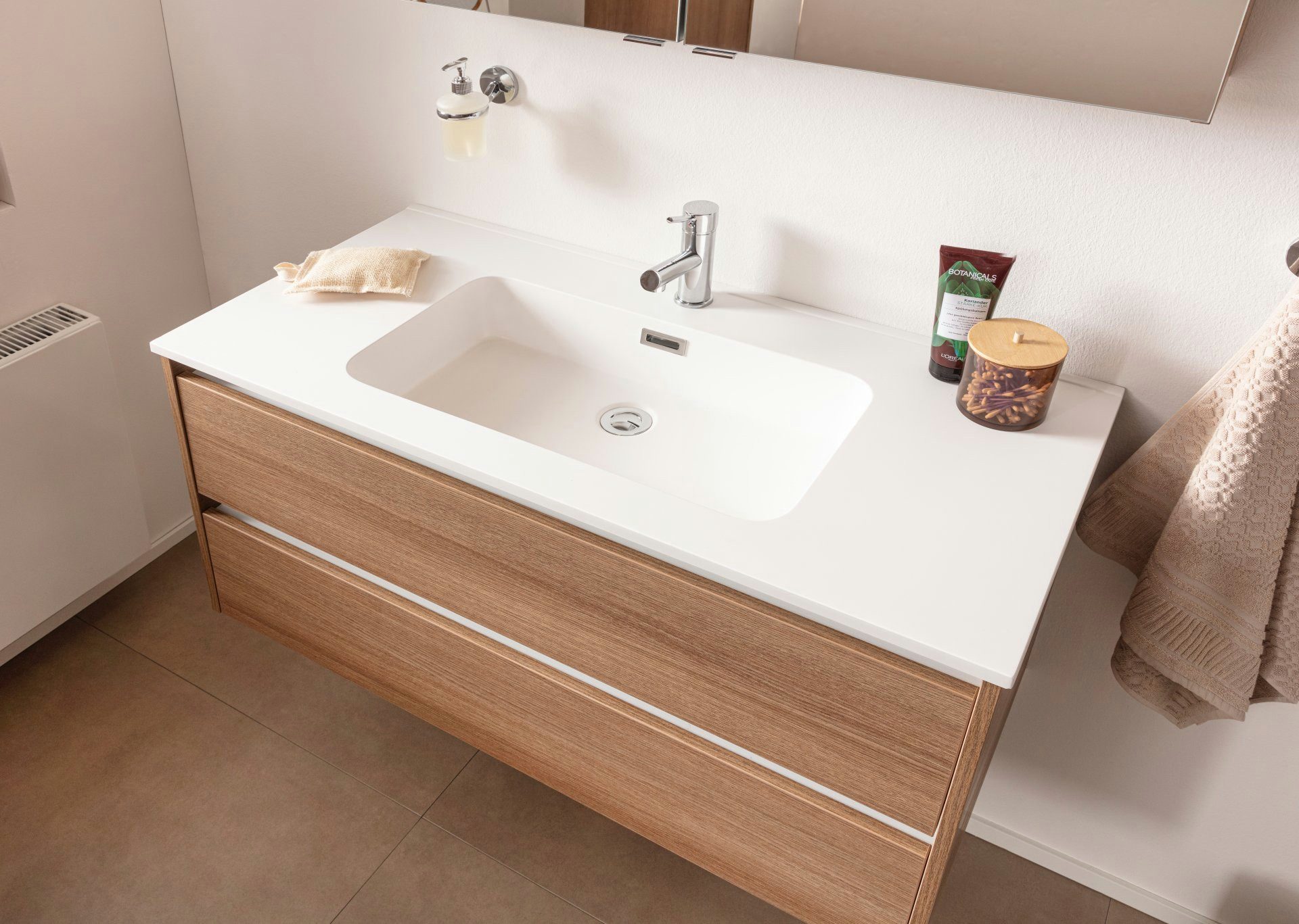 FACKELMANN Waschbecken VITA Gussmarmor-Waschtisch