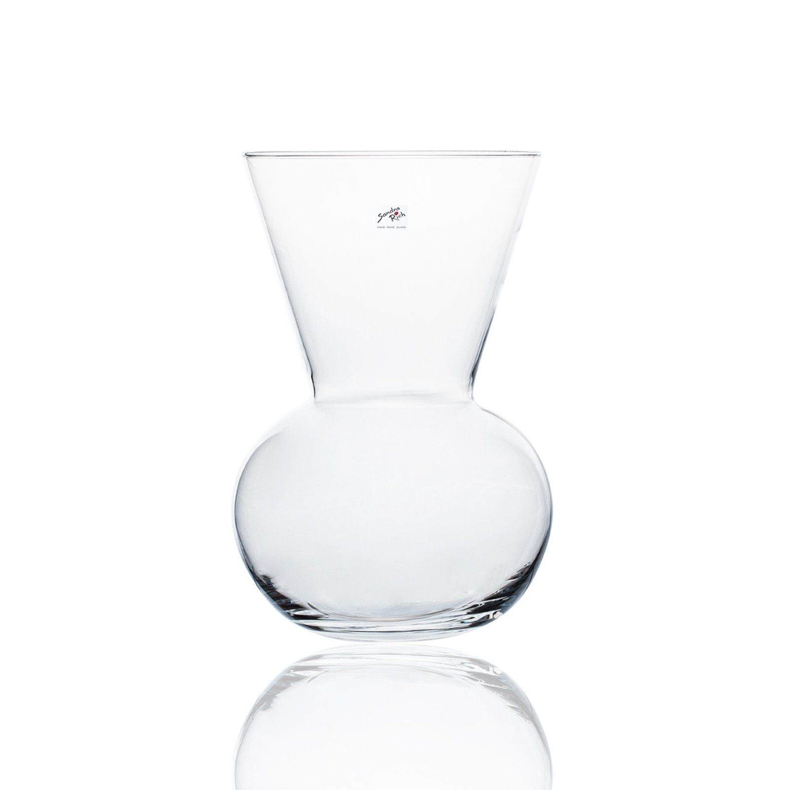 Sandra Rich Dekovase TRUMPET vase - durchsichtig - 22x32 cm - Glas (1 St)