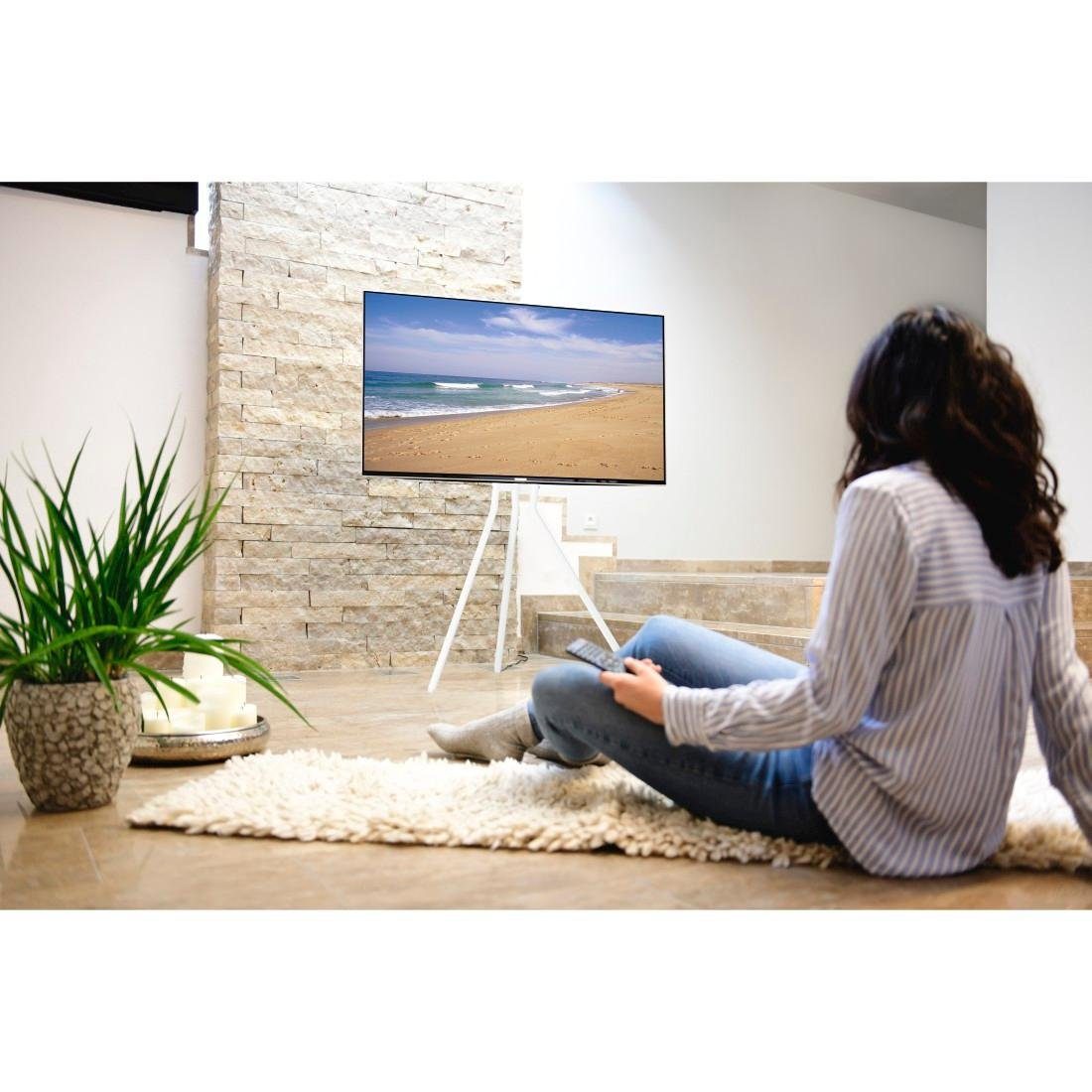 Hama TV TV-Standfuß, 400 Stand x 200, x 191 400) (bis 400 400 400, 75 cm 600 (75), VESA x 300, x "Staffelei-Design", x 300, 200, Weiß 300 x 300 Zoll
