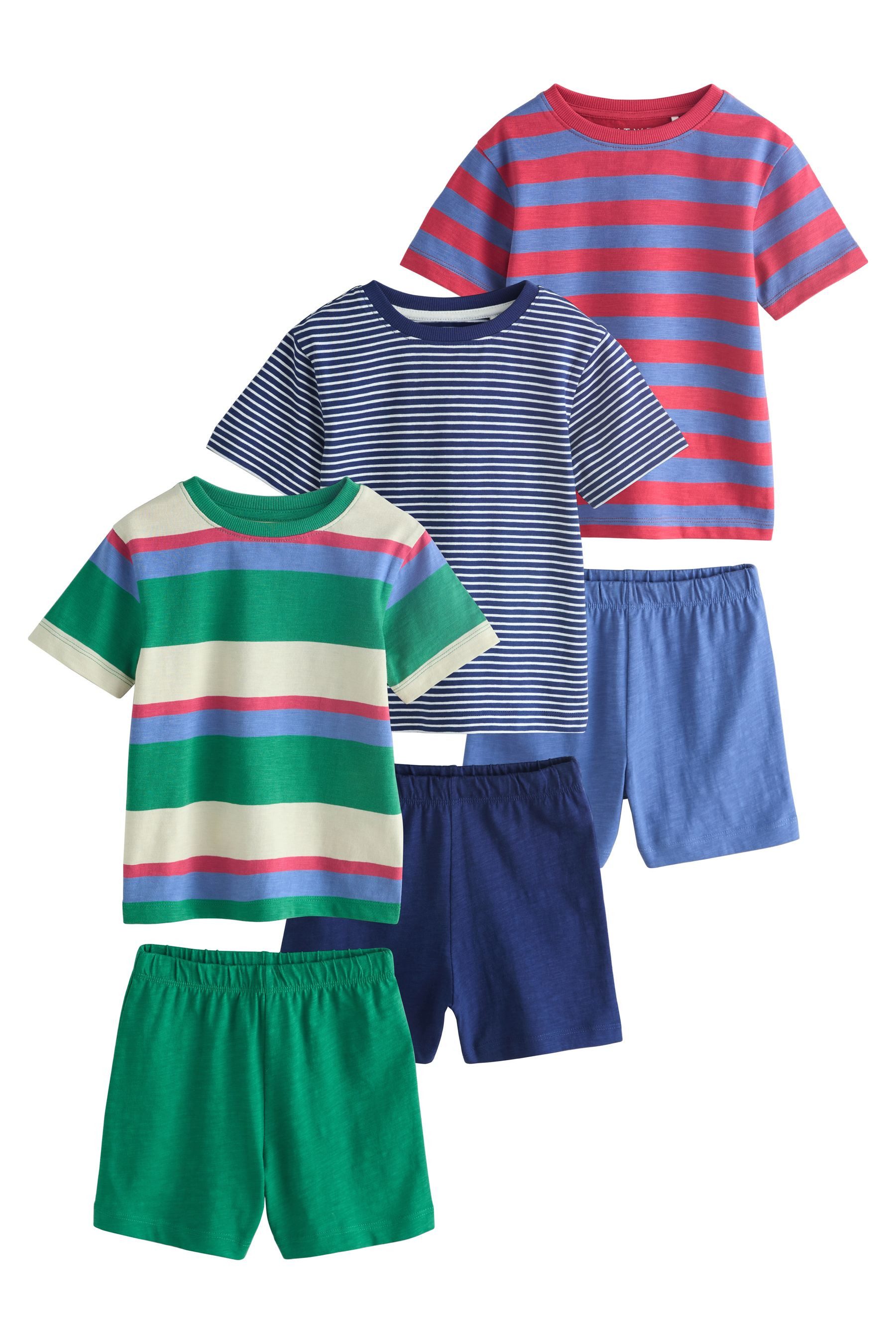Next Pyjama Kurze Schlafanzüge, 3er-Pack (6 tlg)