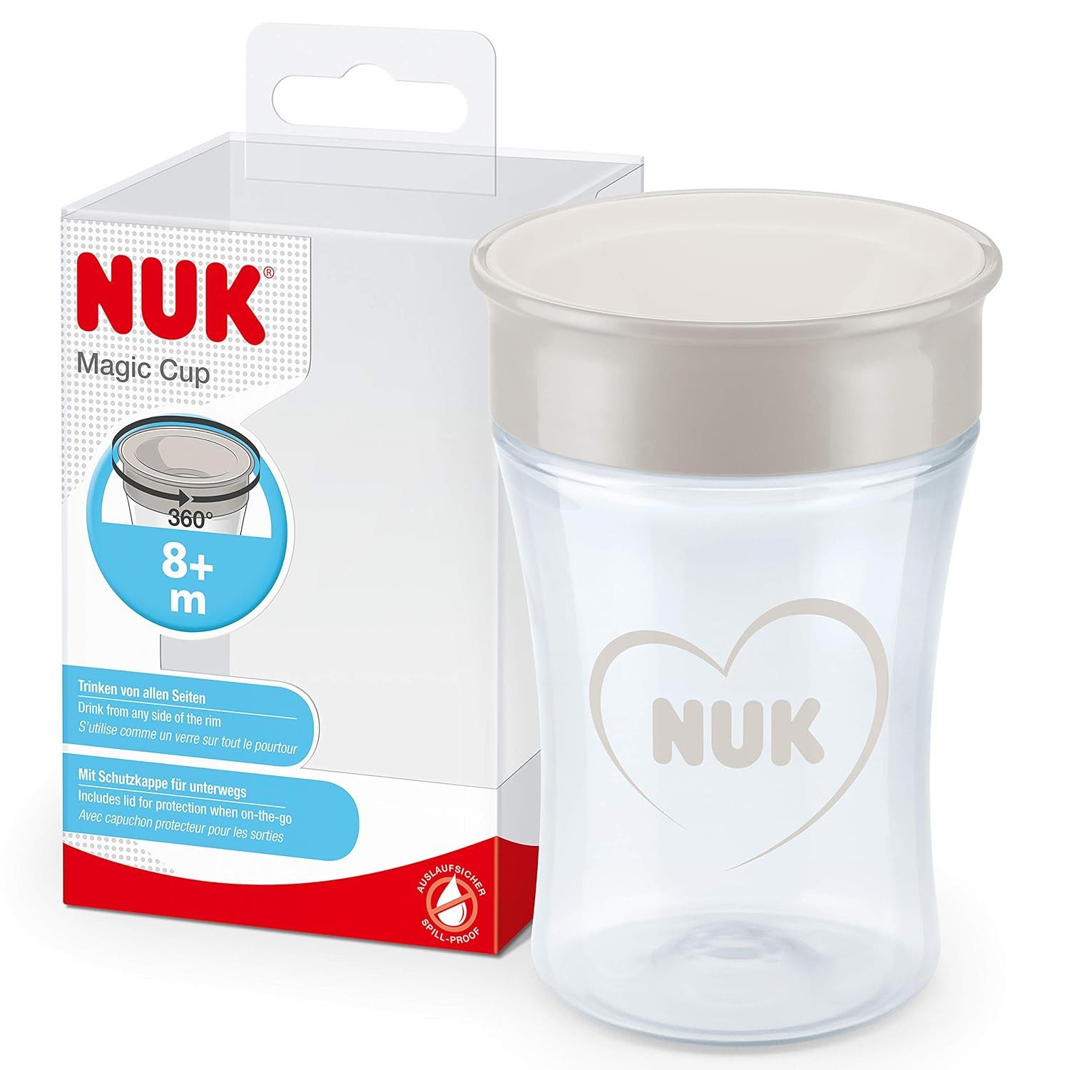 NUK Чашка для питья NUK Evolution Magic Cup – Timeless Design, BPA-frei
