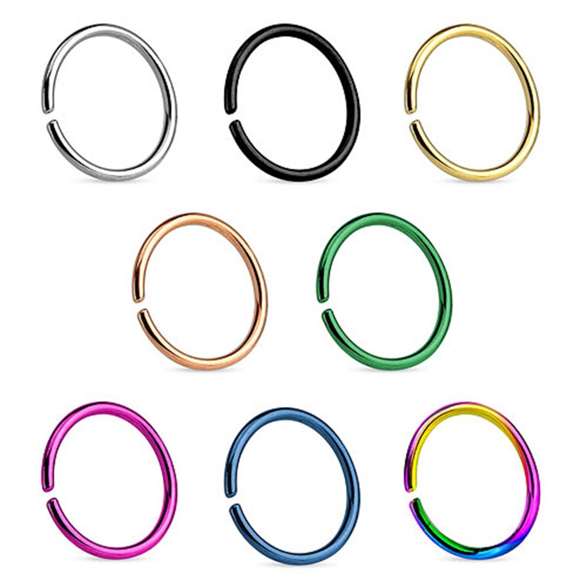 Taffstyle Nasenpiercing piercing Septum Ring Tragus Helix Ohr Lippen Intim, günstig online kaufen