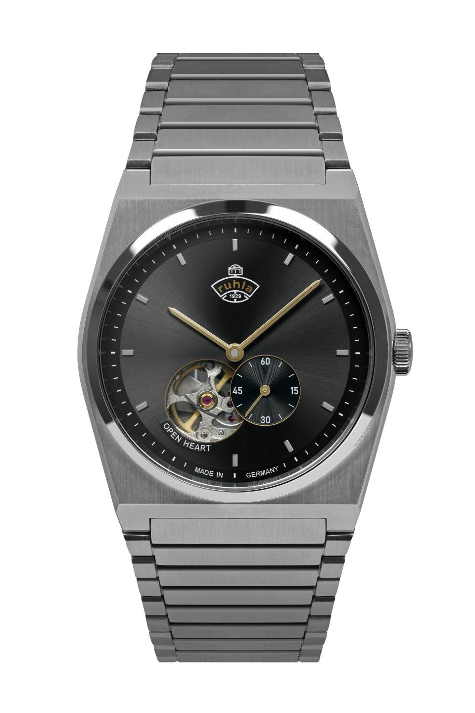 ruhla Automatikuhr Space Control Automatik, 4866M2, Armbanduhr, Herrenuhr, Datum, Saphirglas, Made in Germany