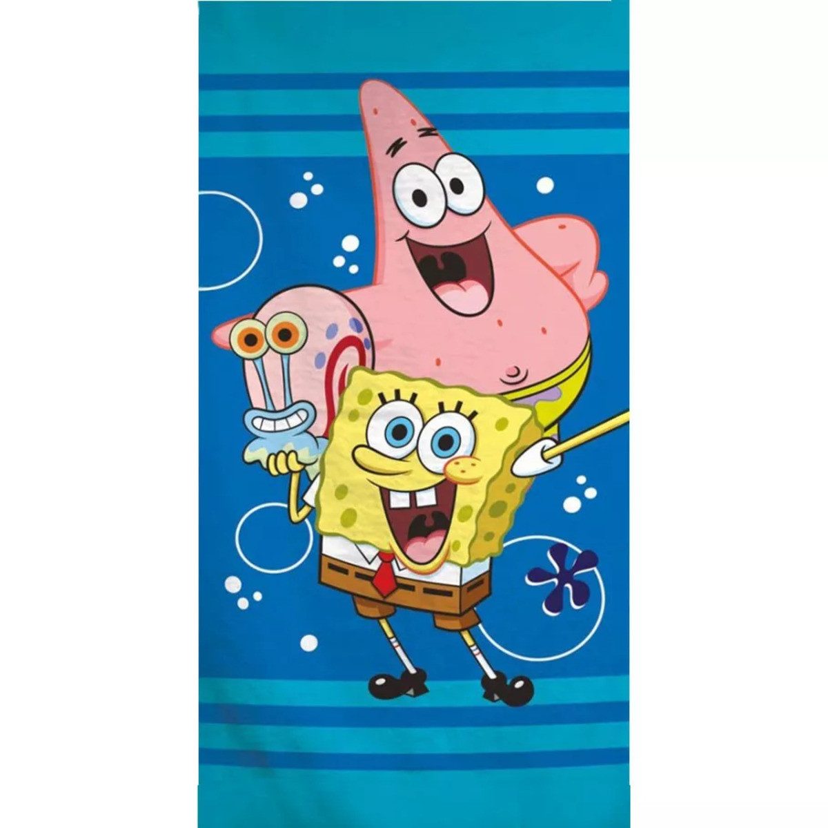 Spongebob Schwammkopf Strandtuch Badetuch 70 × 140 cm leicht und schnelltrocknend