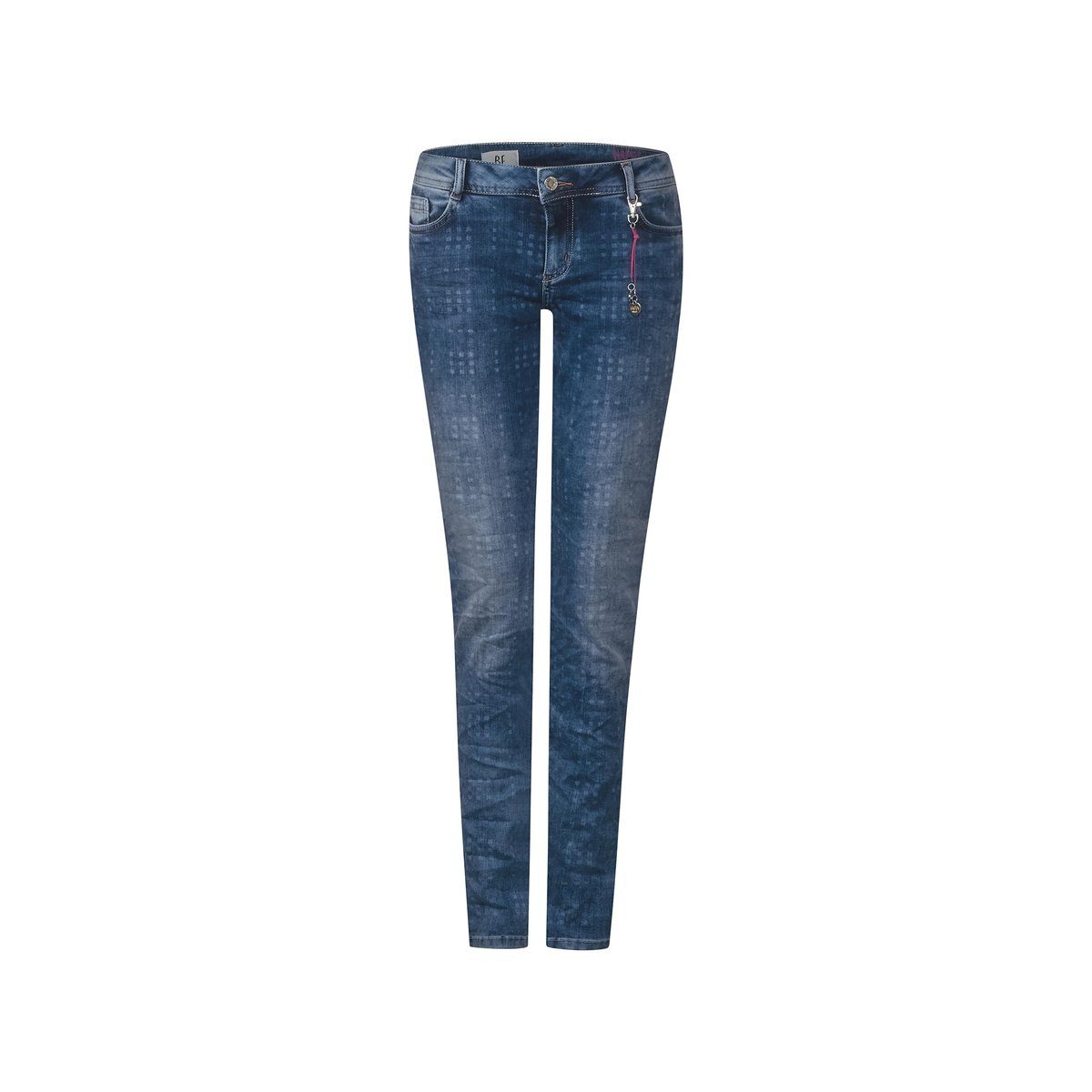 STREET ONE 5-Pocket-Jeans blau regular (1-tlg)