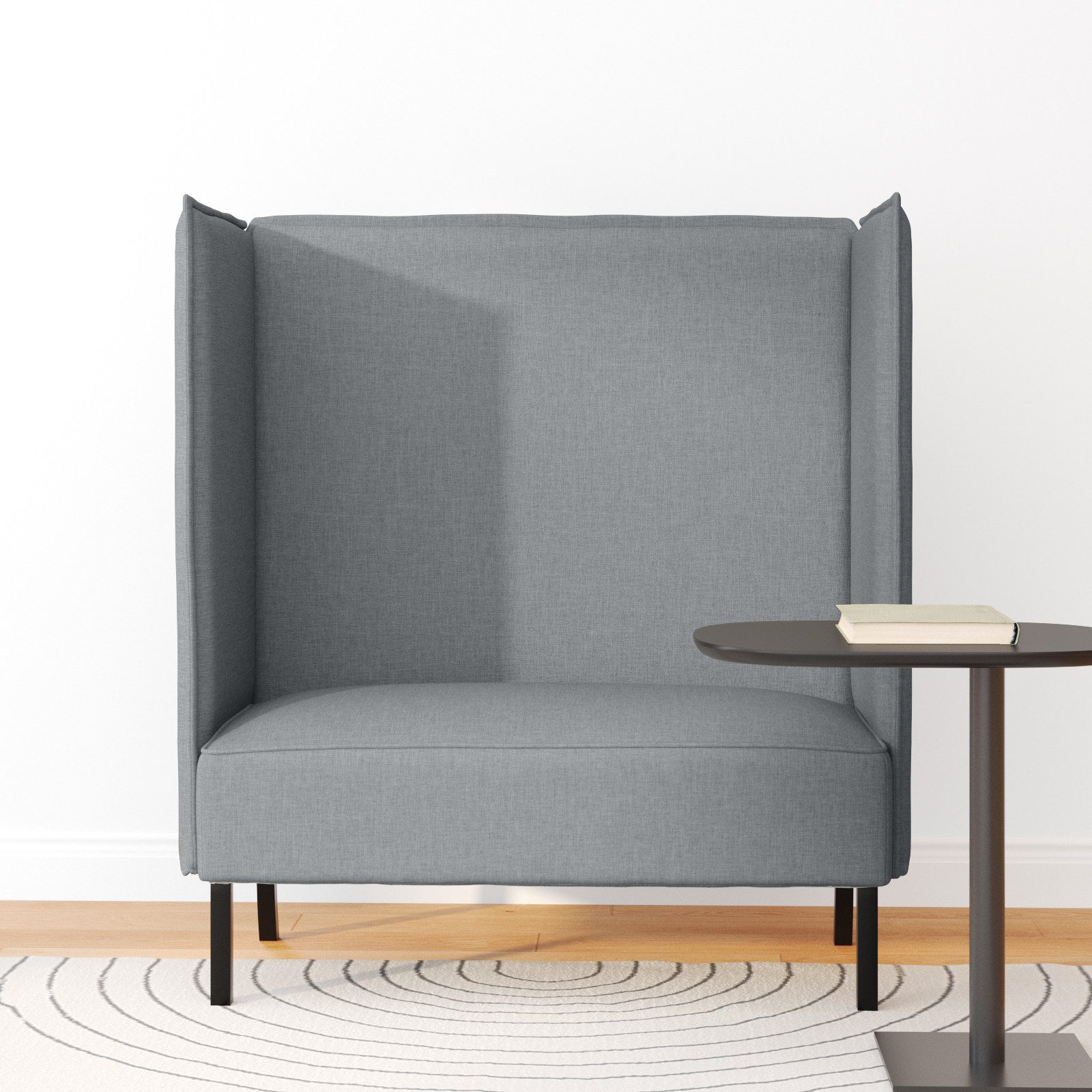 vidaXL Sofa Hochlehner Sofa Hellgrau 109x56x121 günstig online kaufen