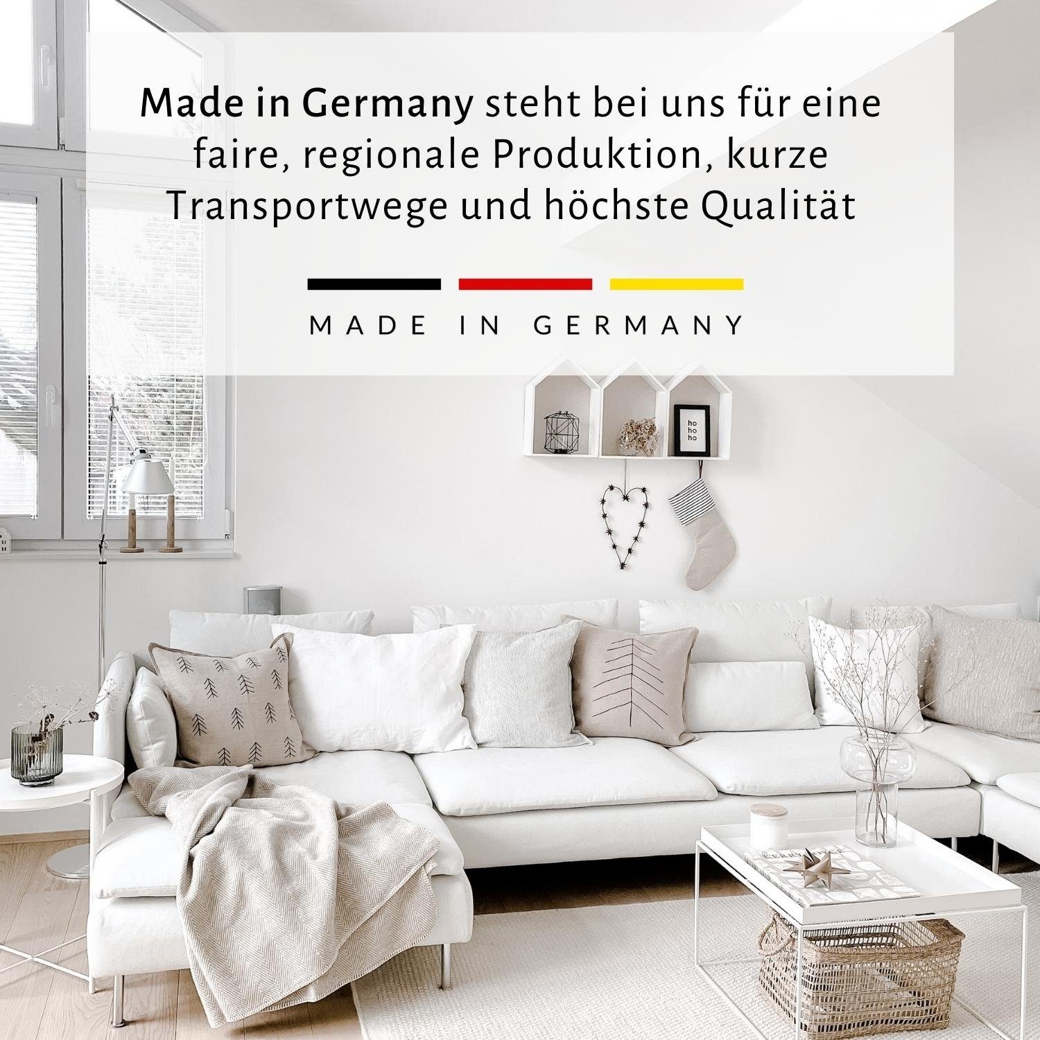 Sofadecke Germany aus blau nachhaltiger - RIEMA Baumwolle Bio- aus 100% 140x200cm, Bio-Baumwolle Wolldecke in Finn OEKO-TEX Kuscheldecke Made weicher Germany, leichte -