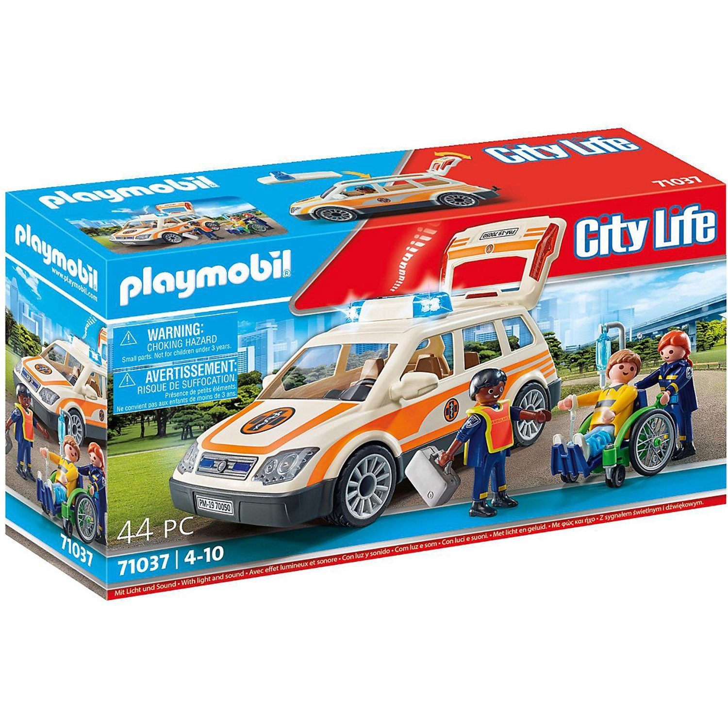 Playmobil® 71037 Notarzt-PKW Konstruktions-Spielset günstig online kaufen