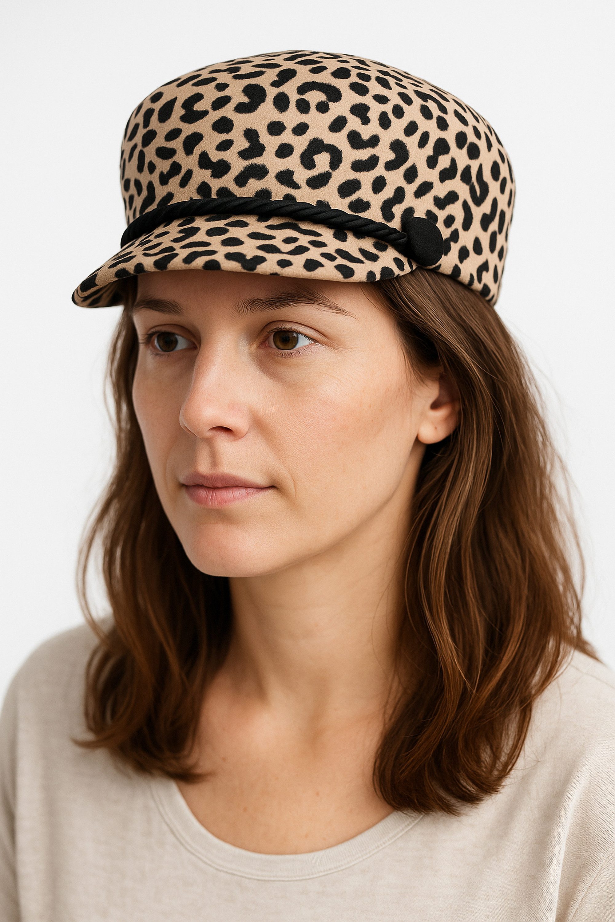 COLLEZIONE ALESSANDRO Filzhut Leo Brit (1-St) aus 100% Wolle, Made in Italy