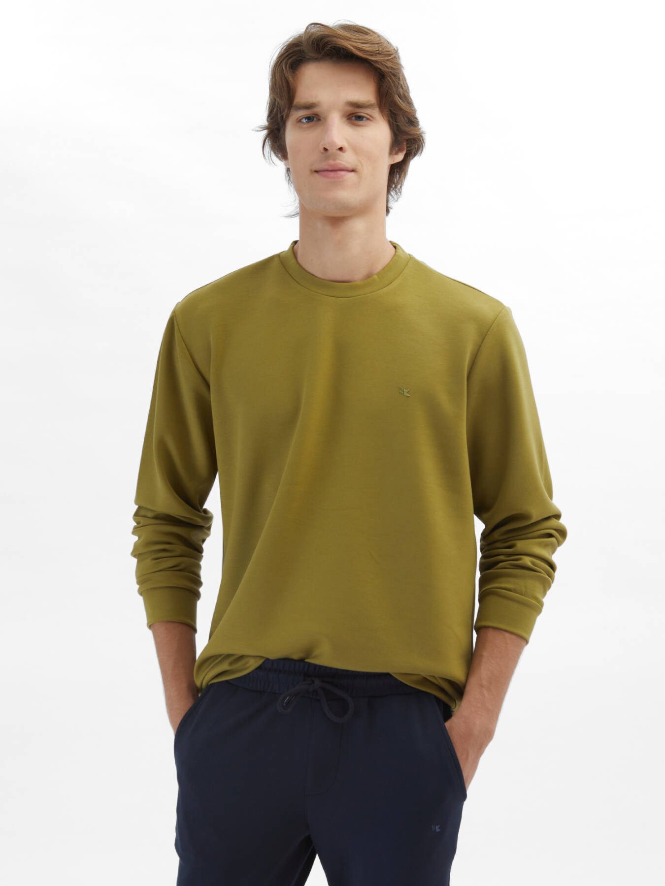 KİP Kapuzenpullover Sweatshirt mit Rundhalsausschnitt