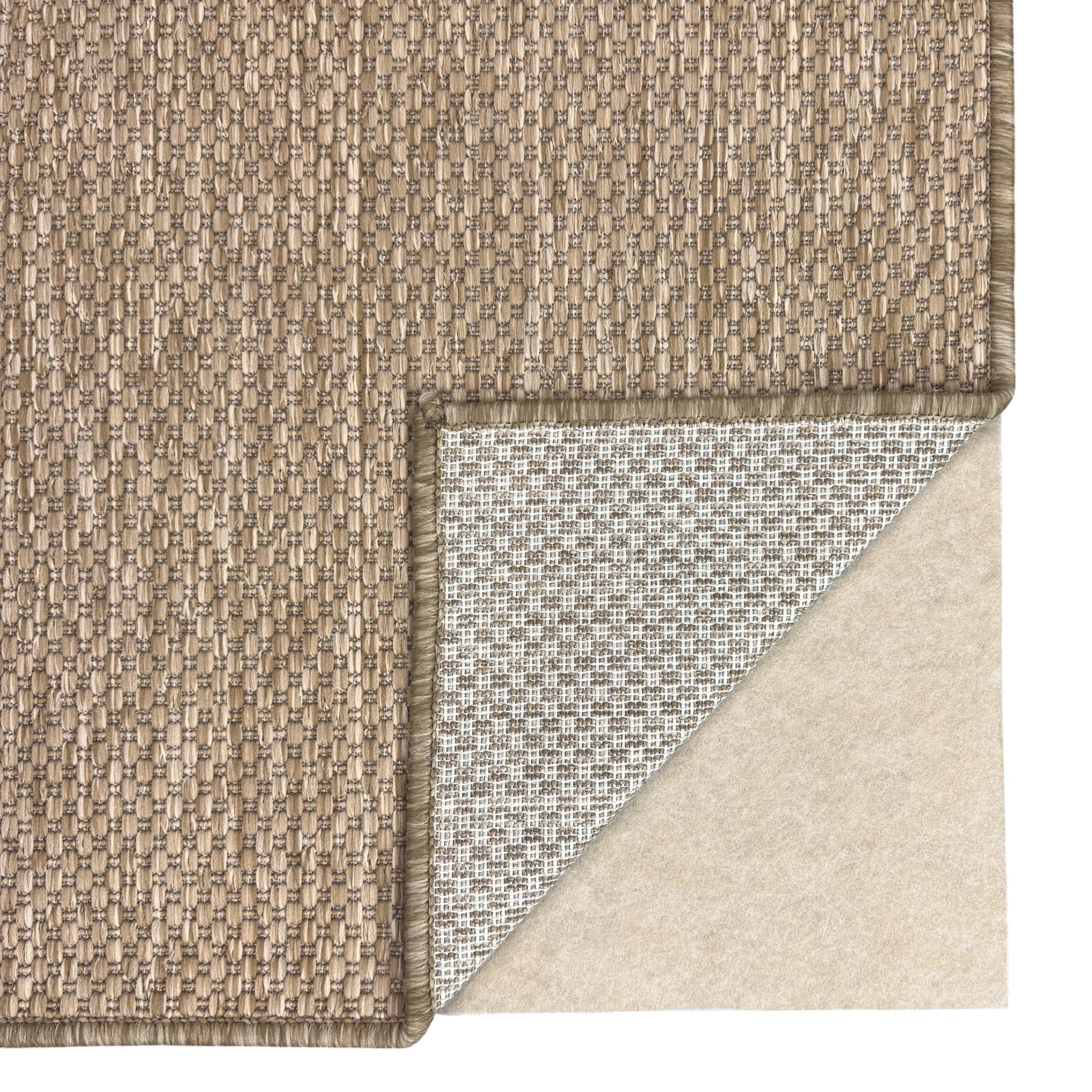 TeppichHome24 Antirutsch Teppichunterlage Antirutschmatte beige zuschneidbar für Fußbodenheizung geeignet – Bild 3 von 5