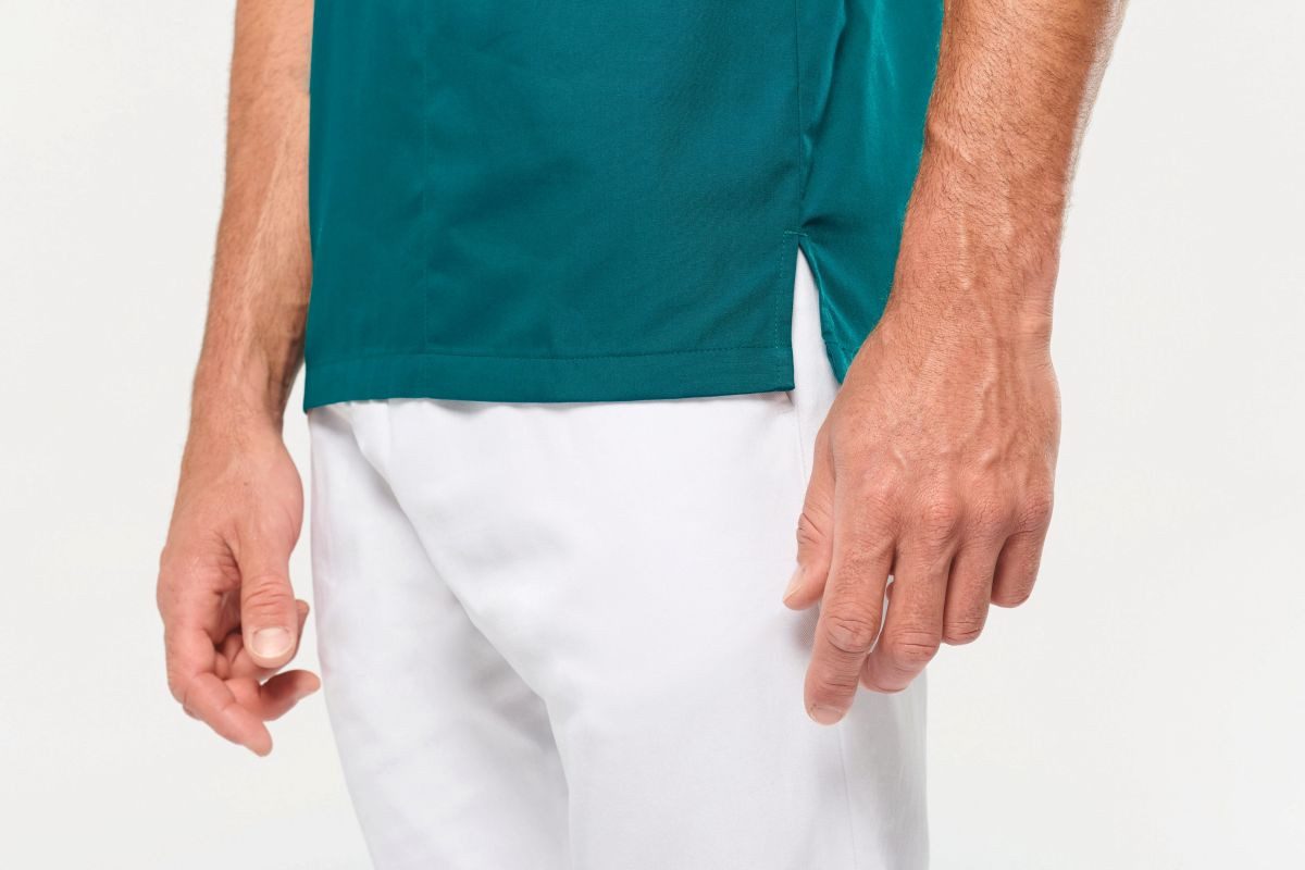 WK. Designed To Work Arztkittel Kurzärmlige Unisex-Tunika aus Baumwollpolyester