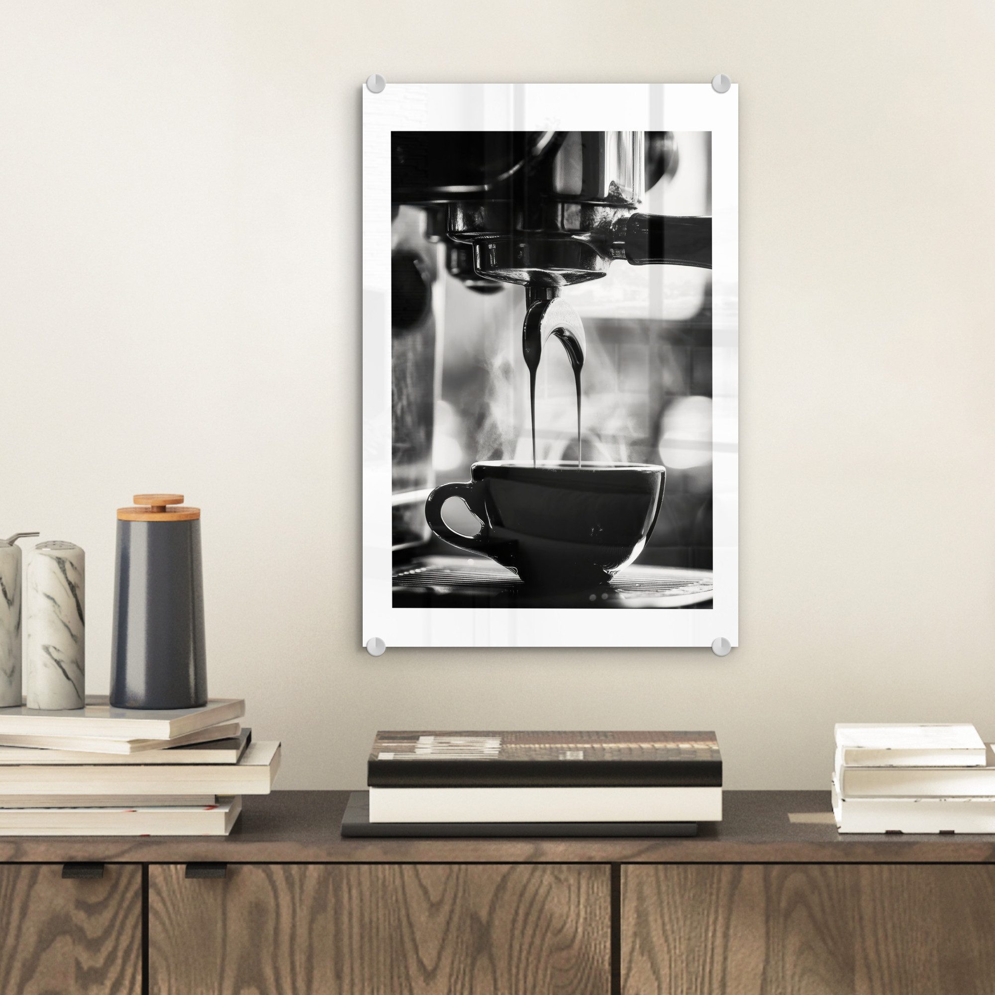 MuchoWow Acrylglasbild Kaffee - Espresso - günstig online kaufen