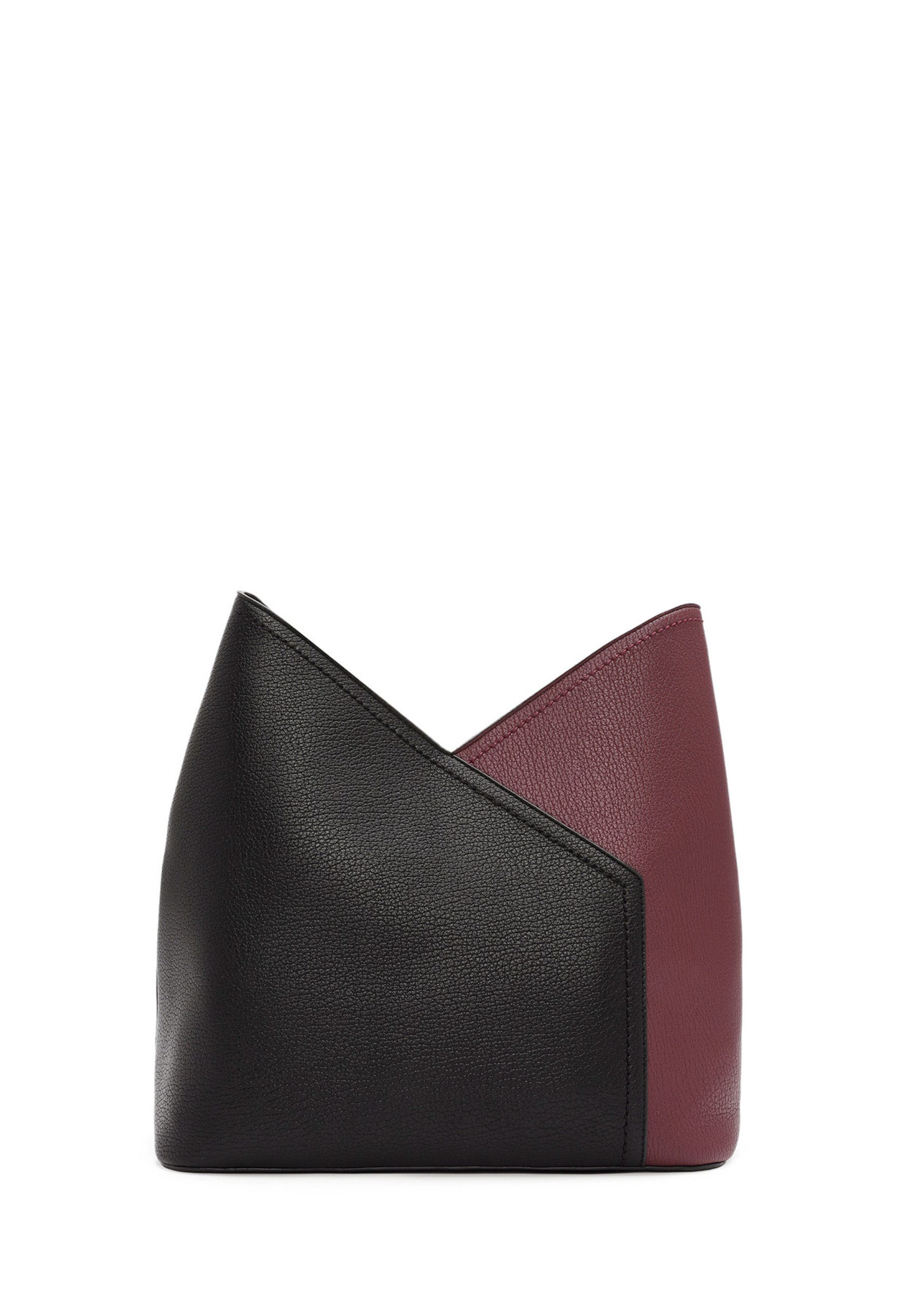 Derimod Umhängetasche Schultertasche aus Kunstleder, Kunstleder, Schulterriemen, Groß