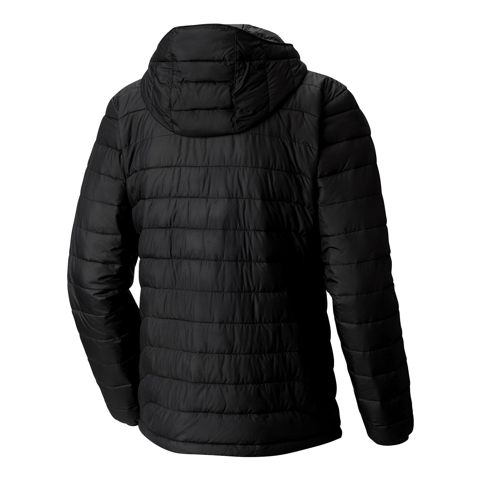 Lite™ mit Jacket 010 Thermosystem Wärme-reflektierendem Powder Hooded Columbia black Steppjacke Omni-Heat™