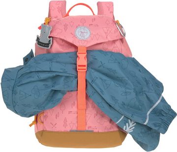 LÄSSIG Kinderrucksack Adventure, rose, Mini Backpack, inkl. Sitzunterlage; PETA-approved vegan; aus recyceltem Material