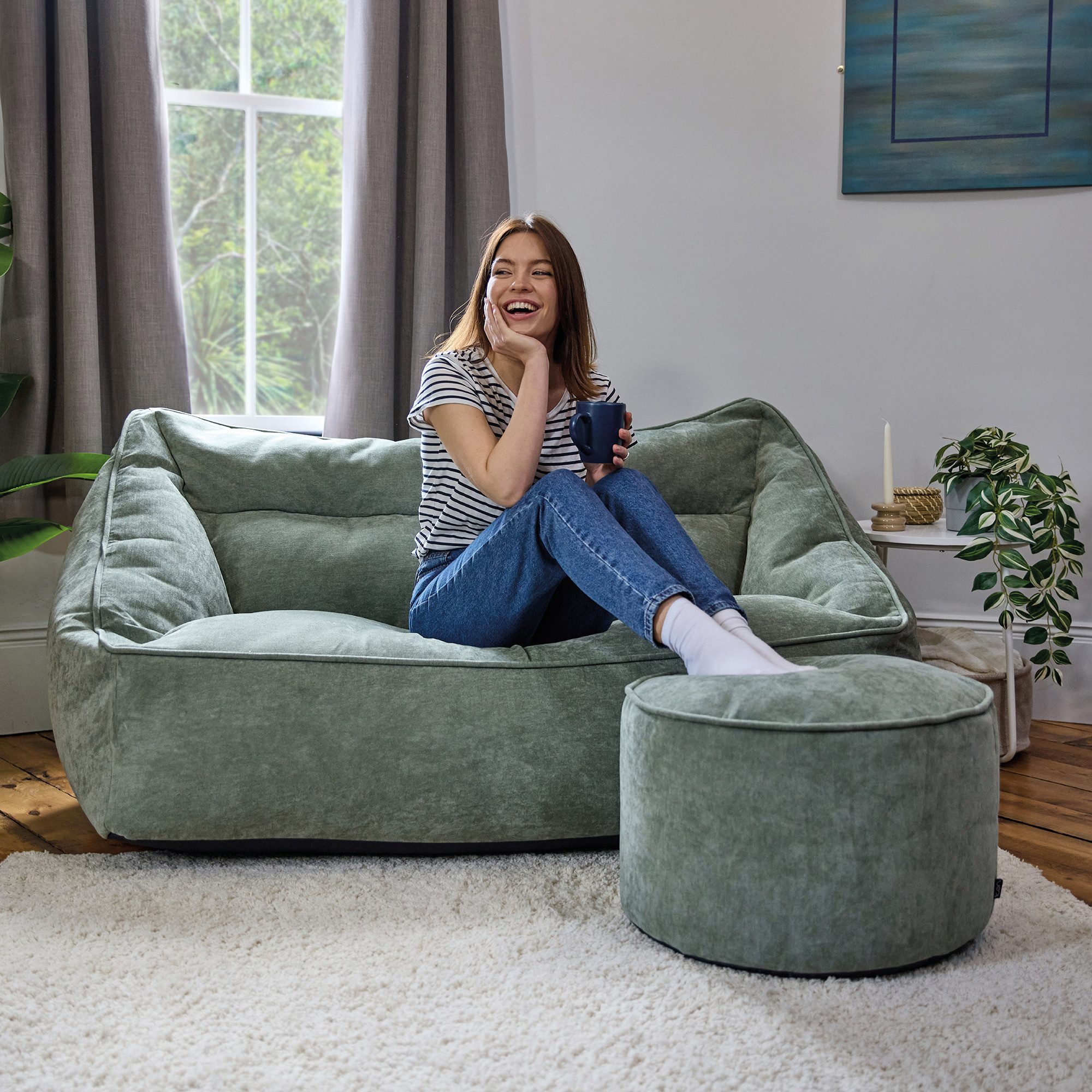 icon Sitzsack Sitzsack Sofa aus Chenille günstig online kaufen